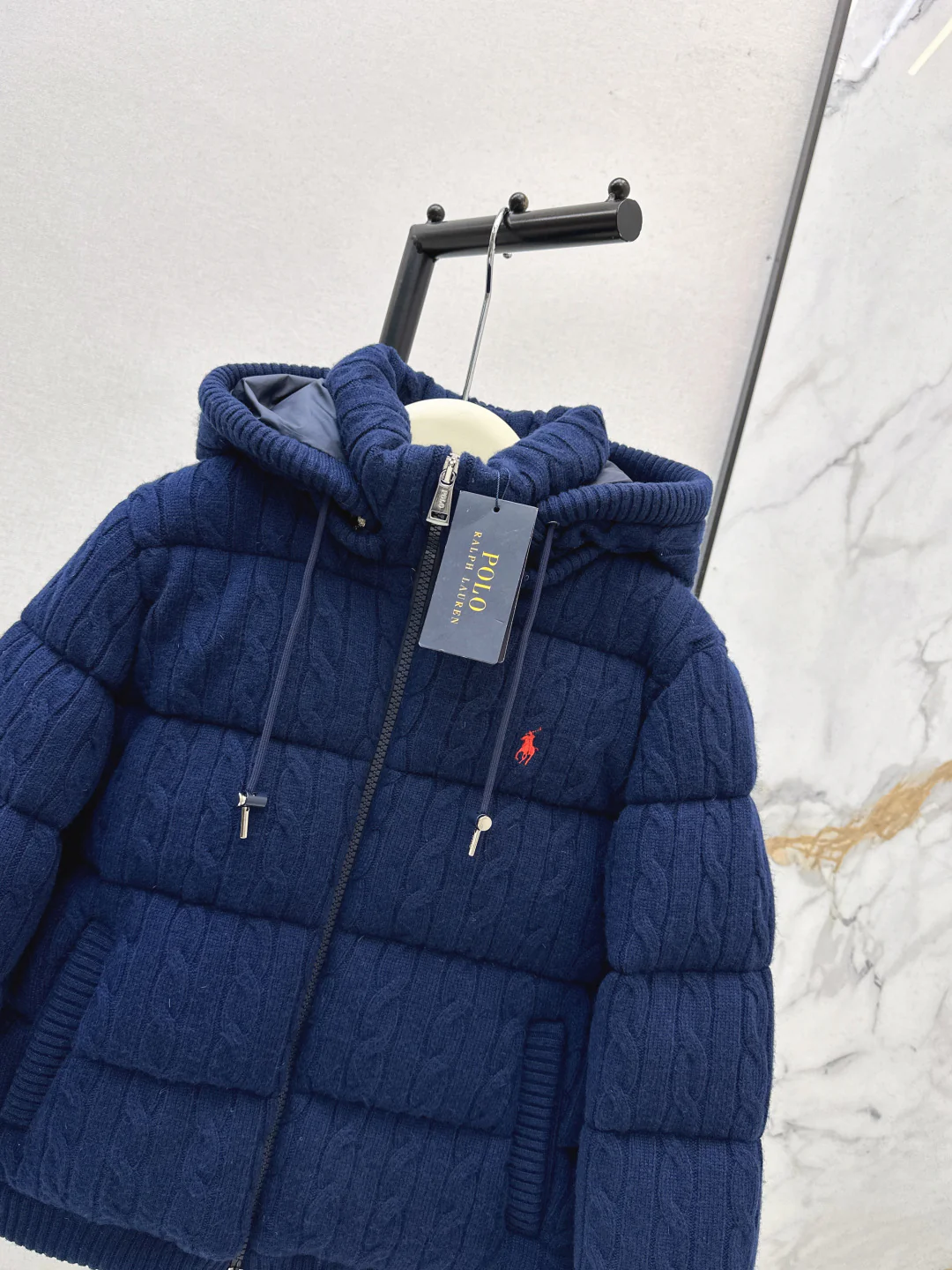 Ralp 25fw knit down jacket