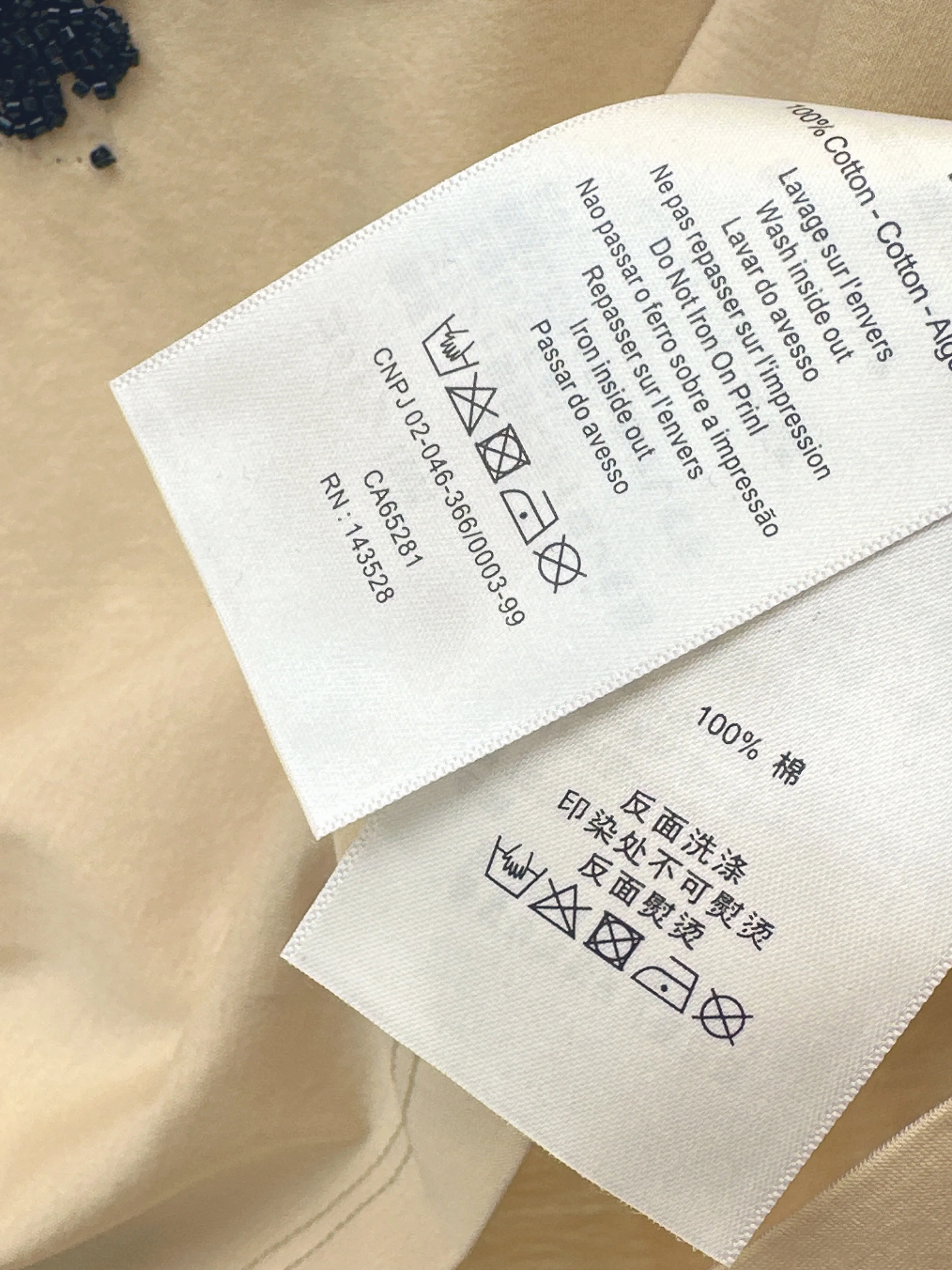 CD 26ss 3d embroidery beading t-shirts