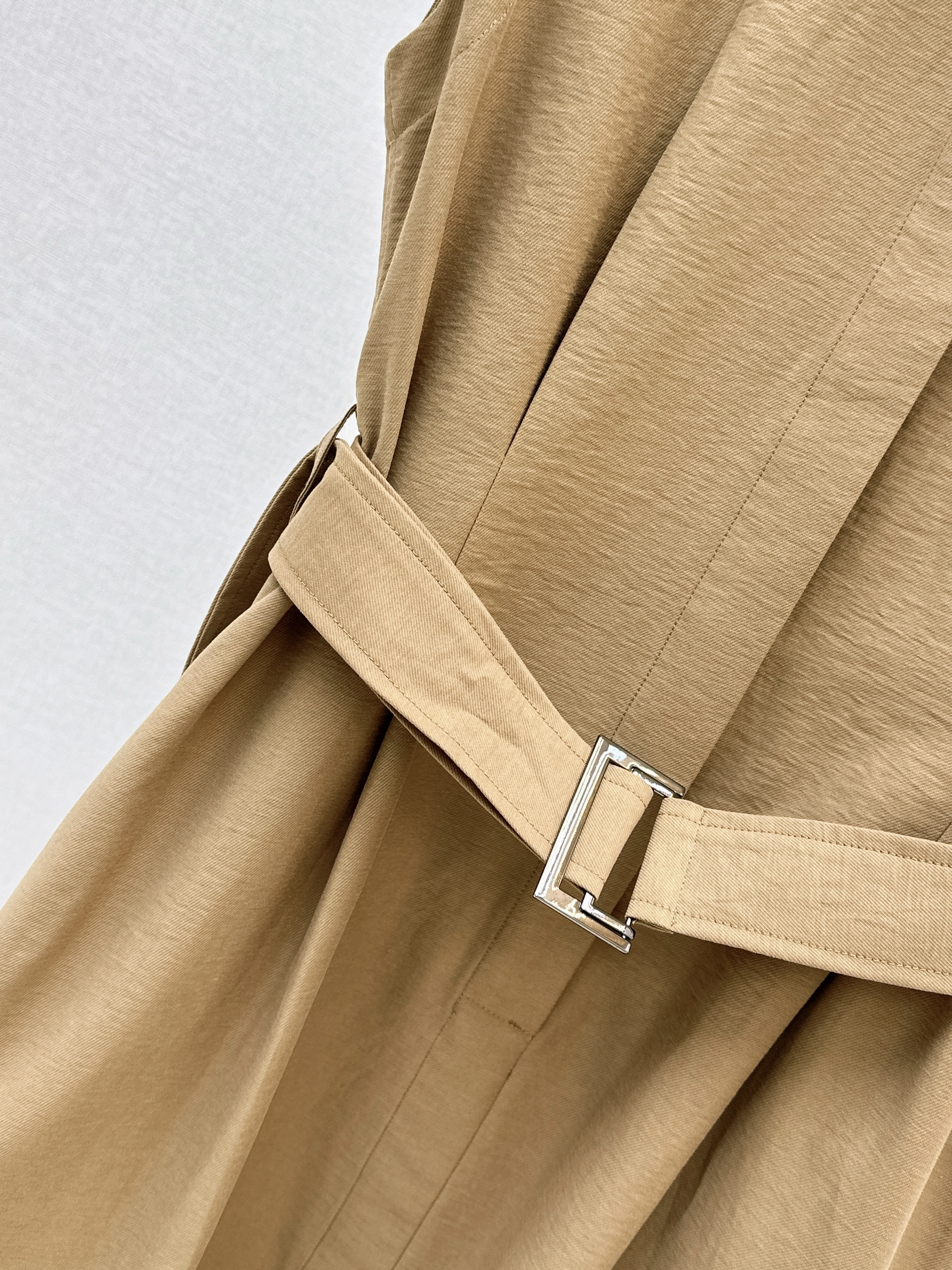 Brun 26ss sleeveless shirt dress