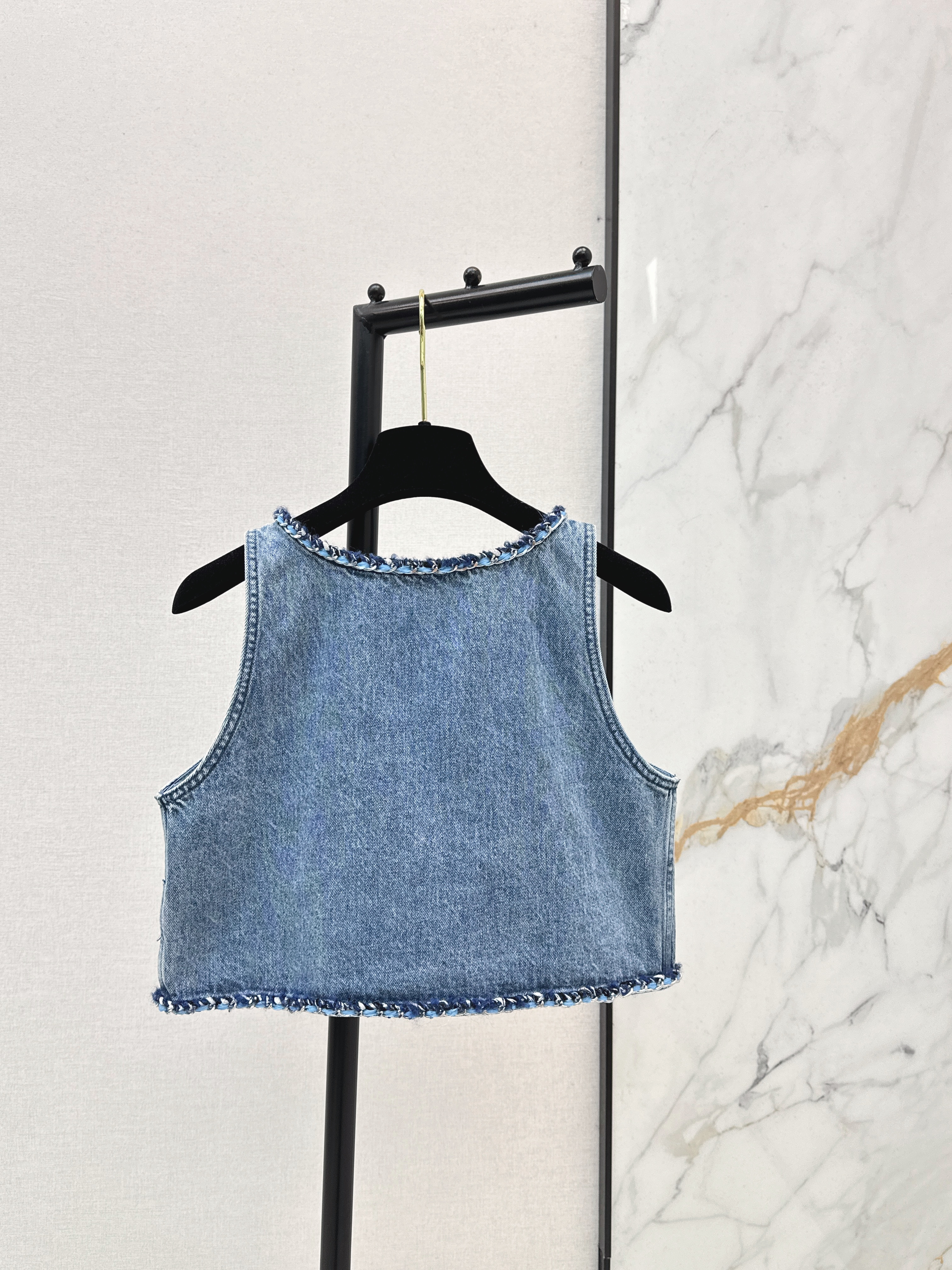 Chan 26ss denim vest