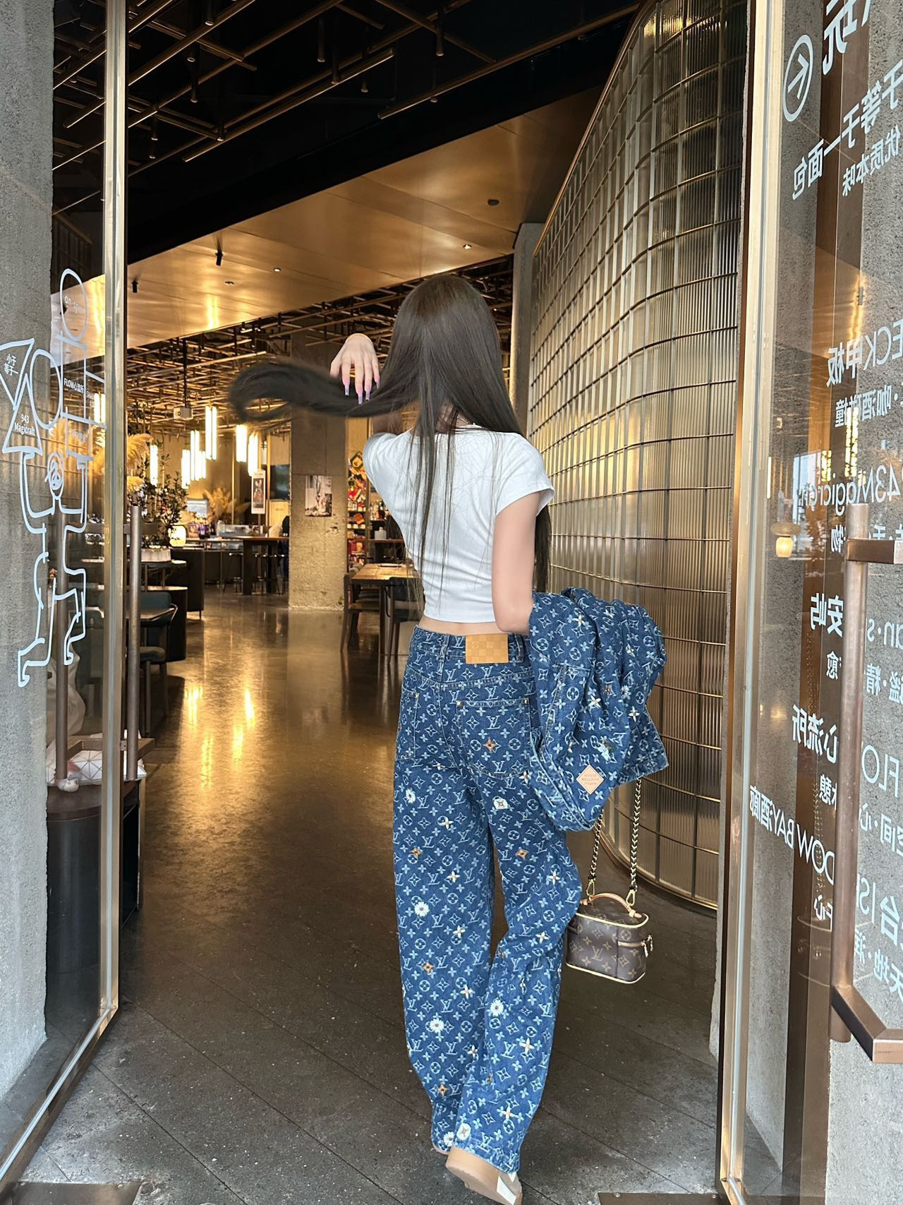 Loui 26ss embroidery jeans