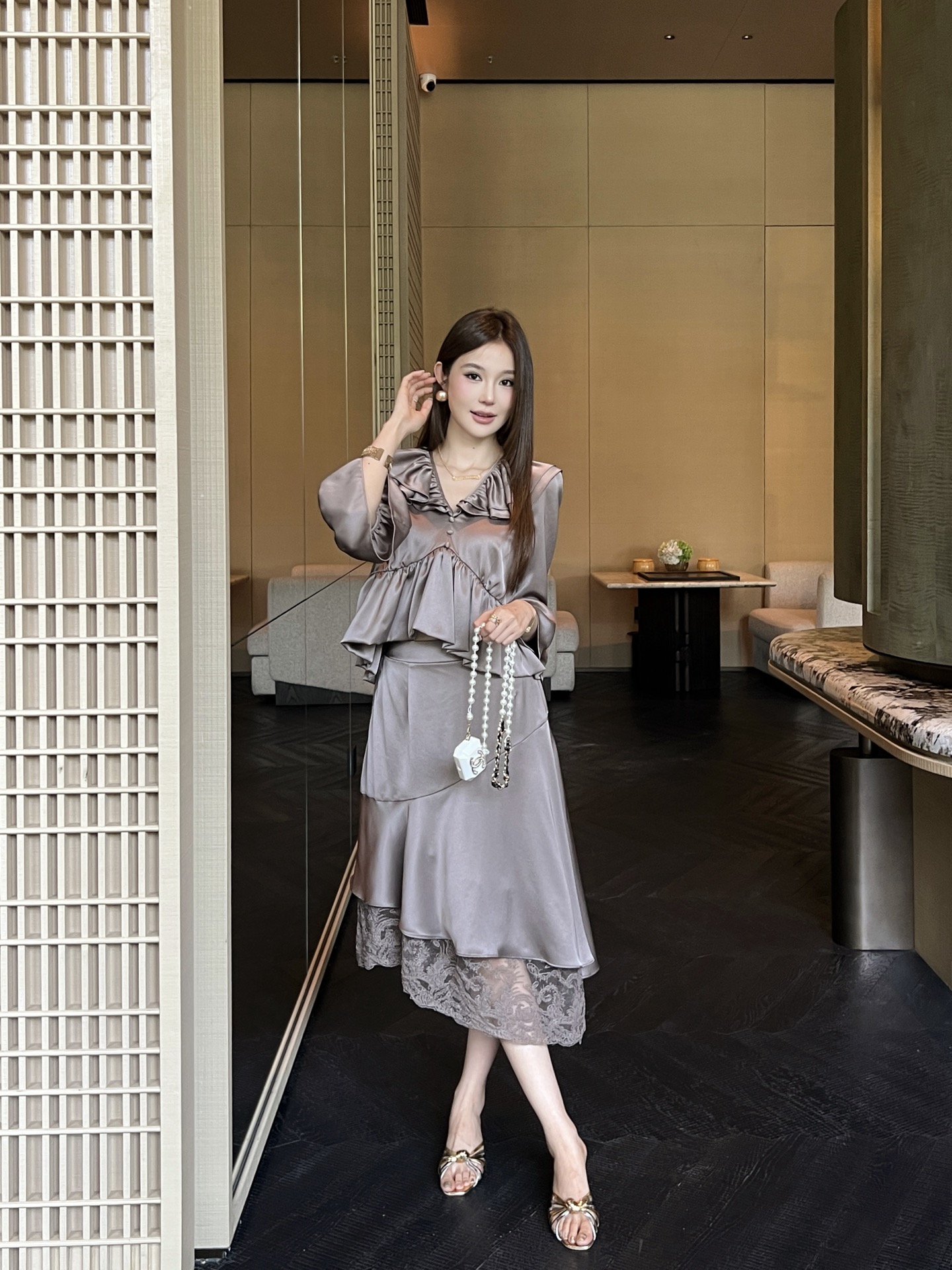 Chol 26ss ruffle top