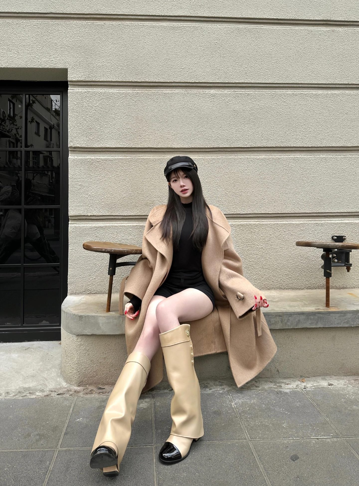 Chan 25fw cuff boots