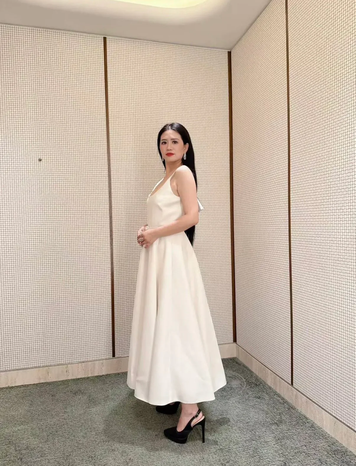 CD 26ss classic sleeveless belted dress