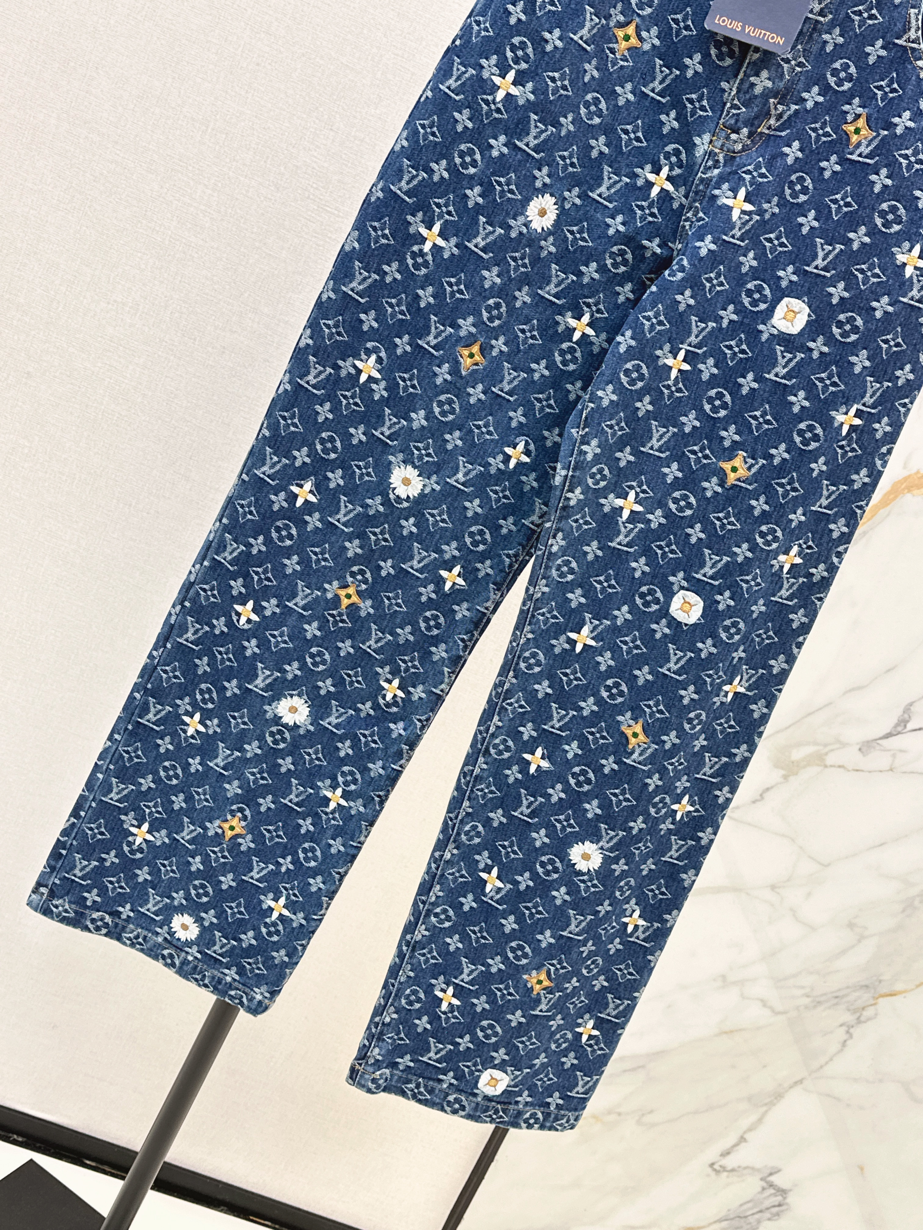 Loui 26ss embroidery jeans
