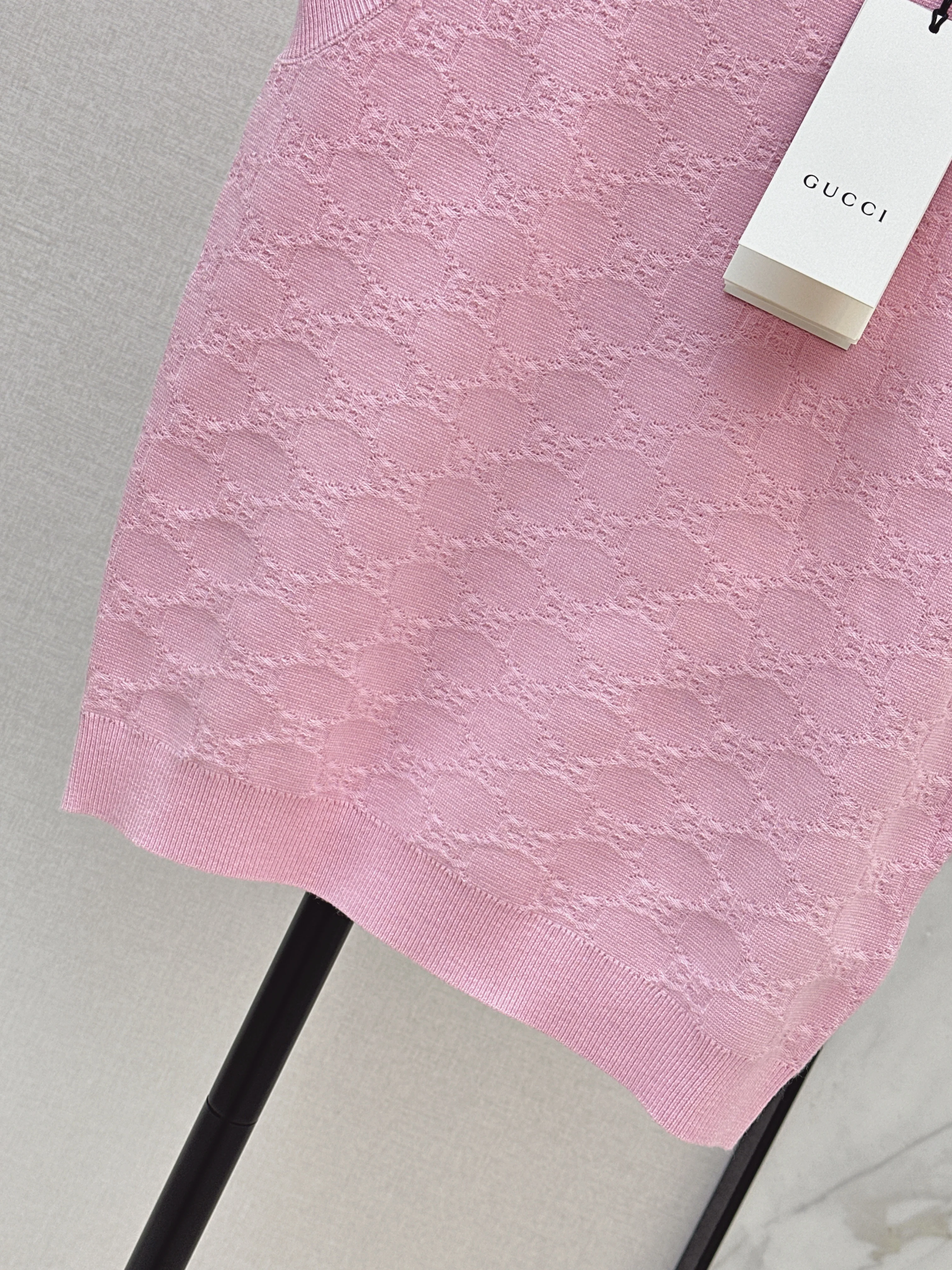 Gucc 26ss jacquard knitted vest