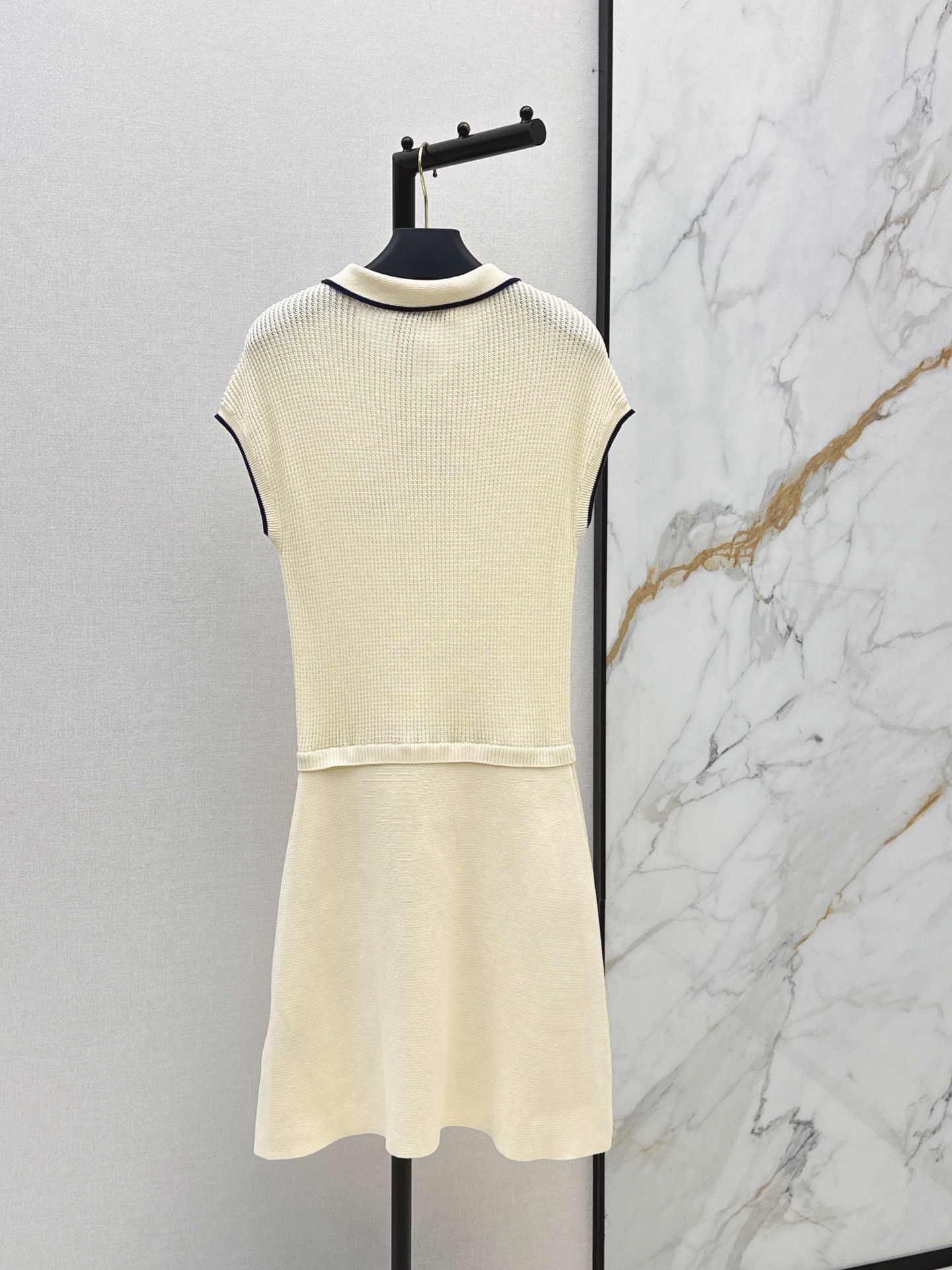 Valen 26ss bow knit dress