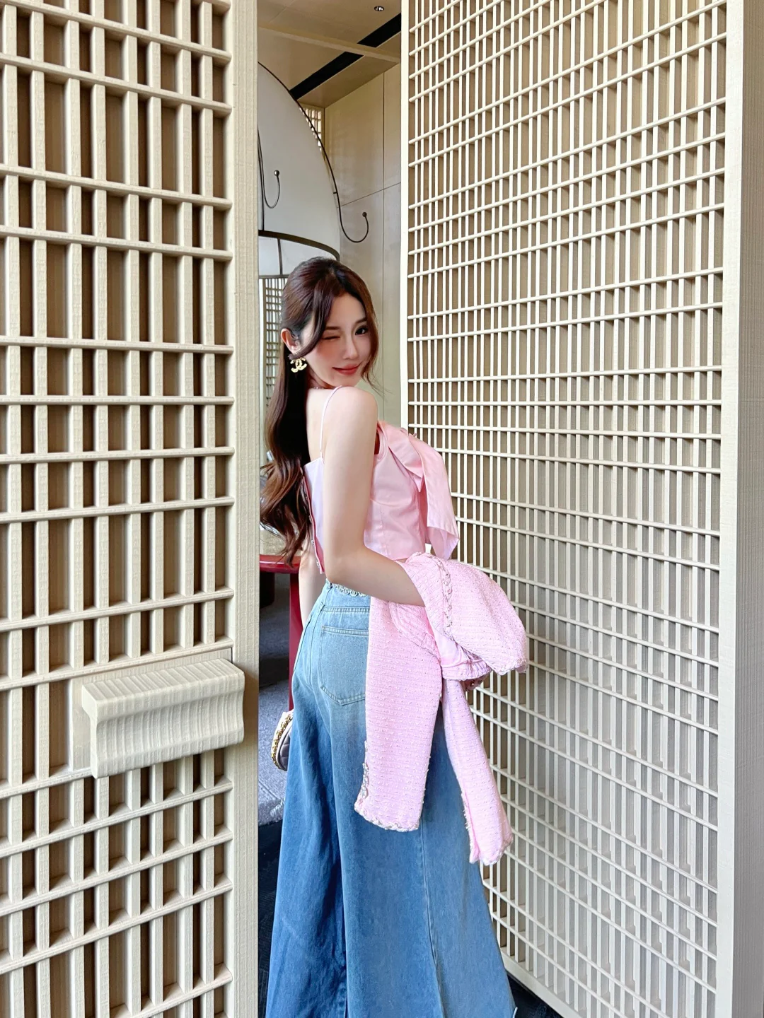 Chan 26ss bow camisole