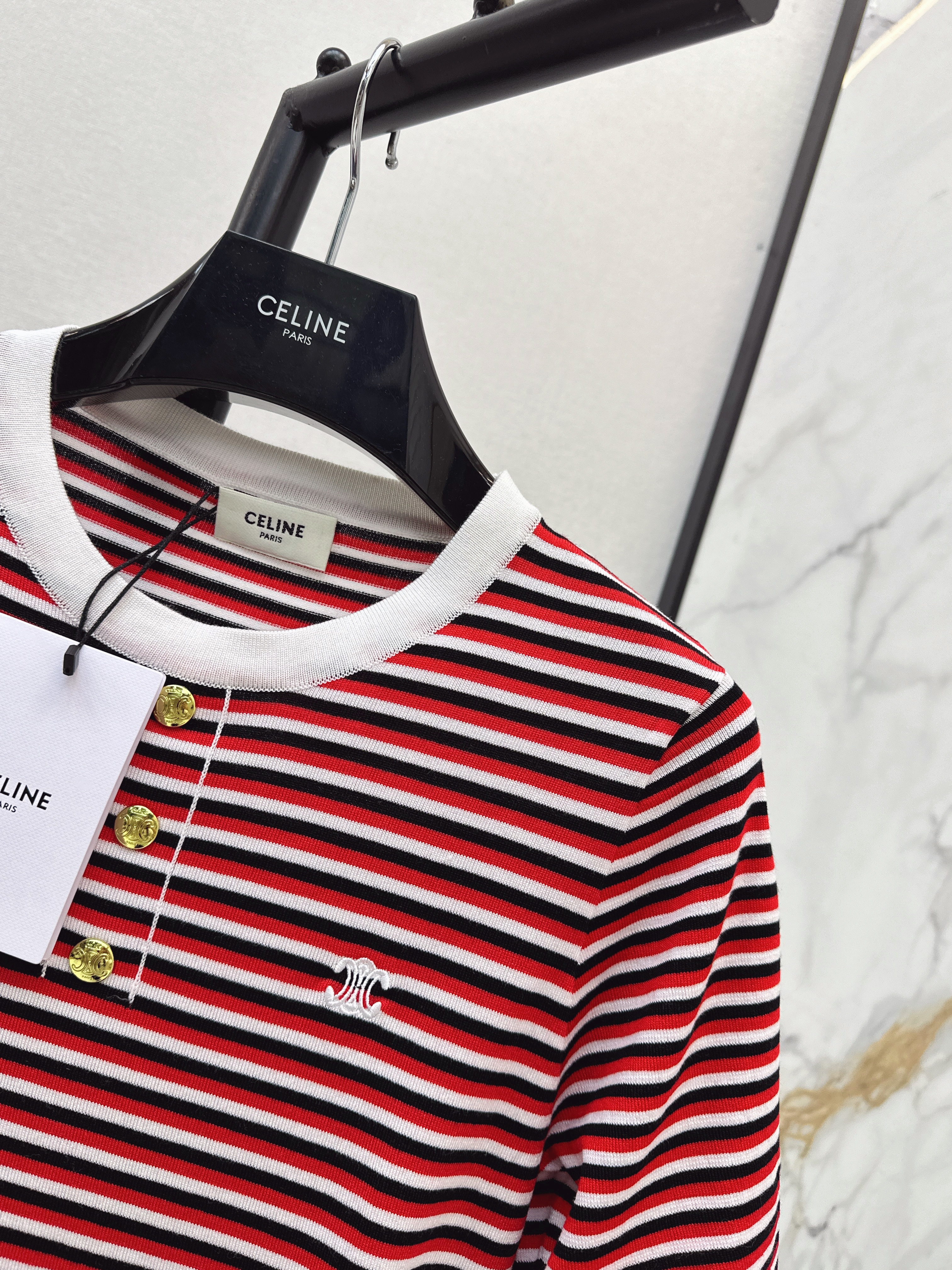 Celi 26ss stripe knitwear