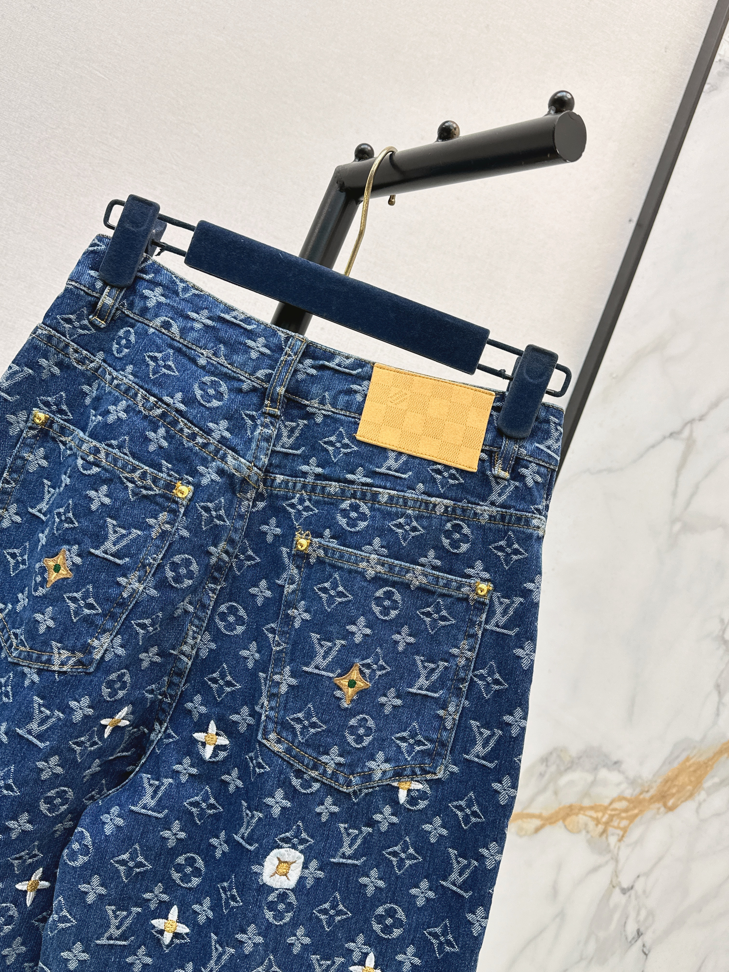 Loui 26ss embroidery jeans