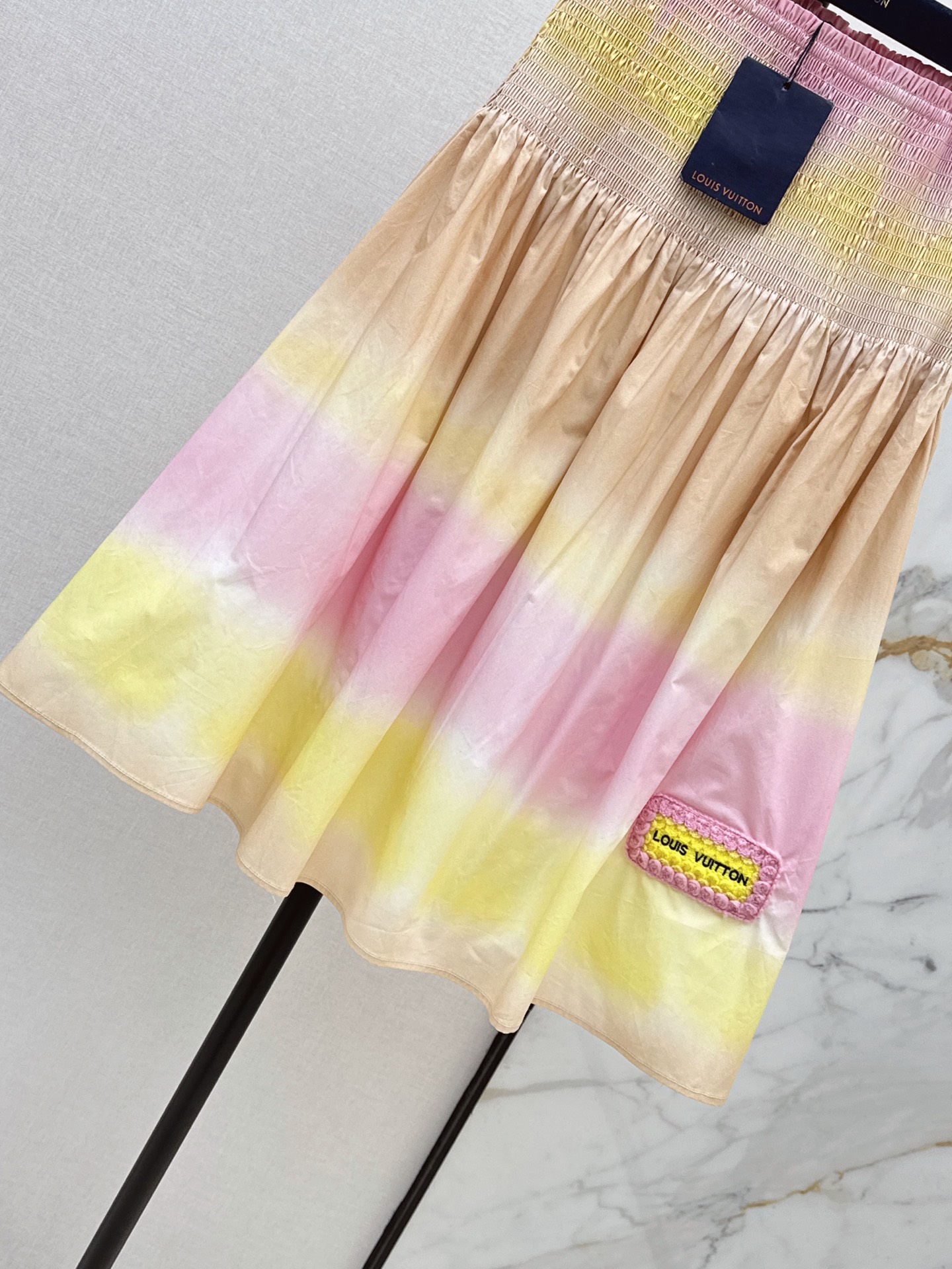 Loui 26ss 2in1 gradient skirt & tube dress