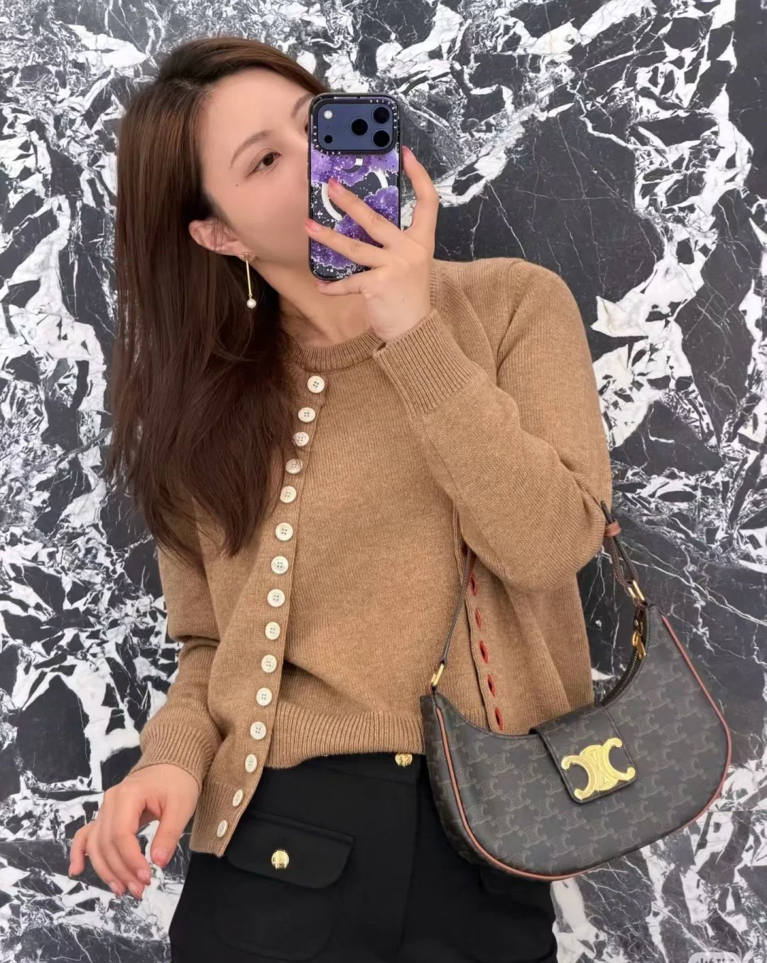 Celi 26ss 2in1 knitted sweater