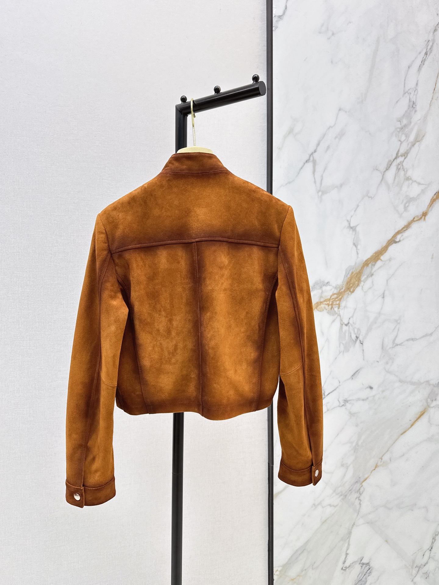 Miu 26ss suede leather jacket