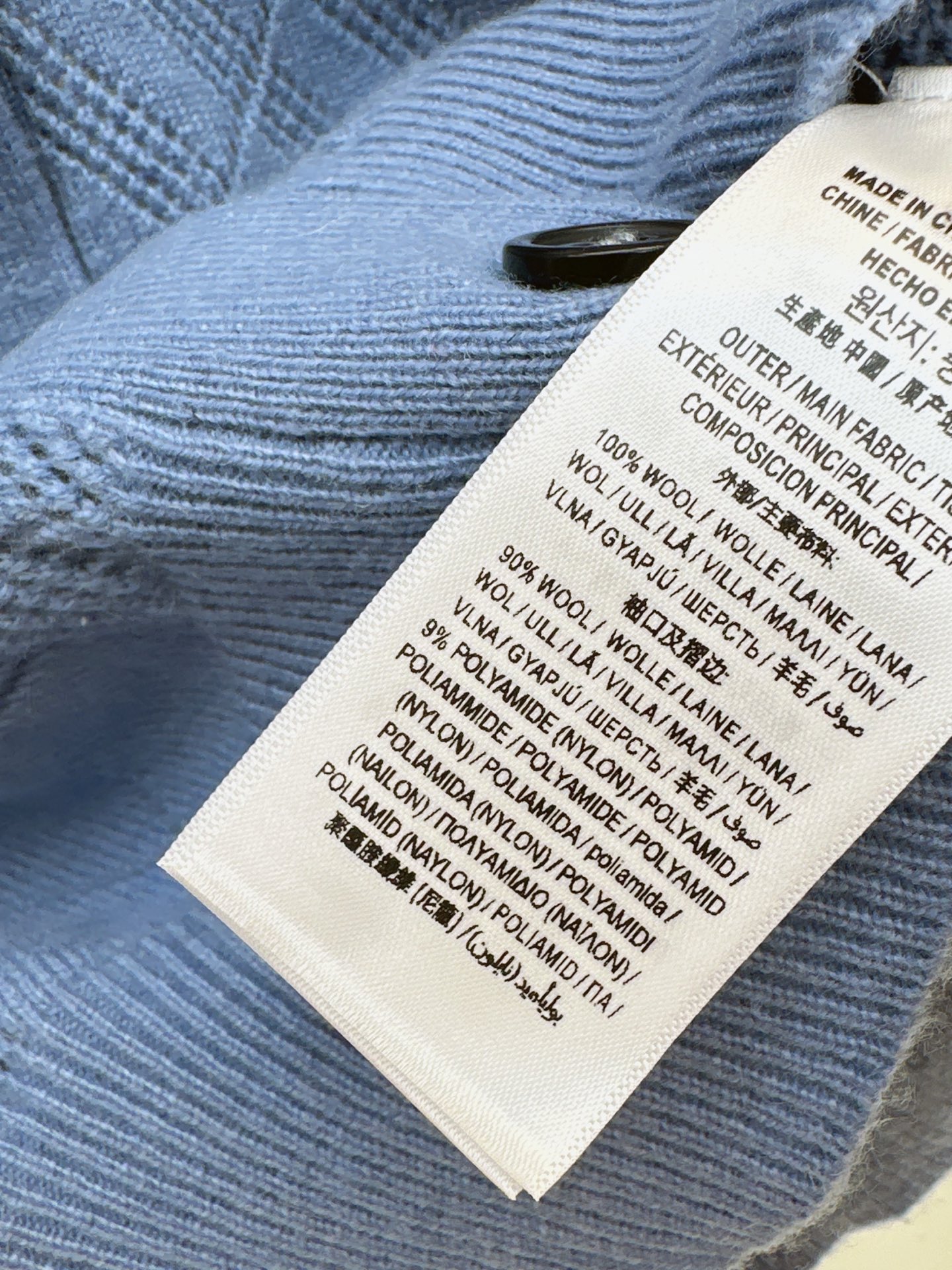 Bur 26ss check jacquard knit cardigan