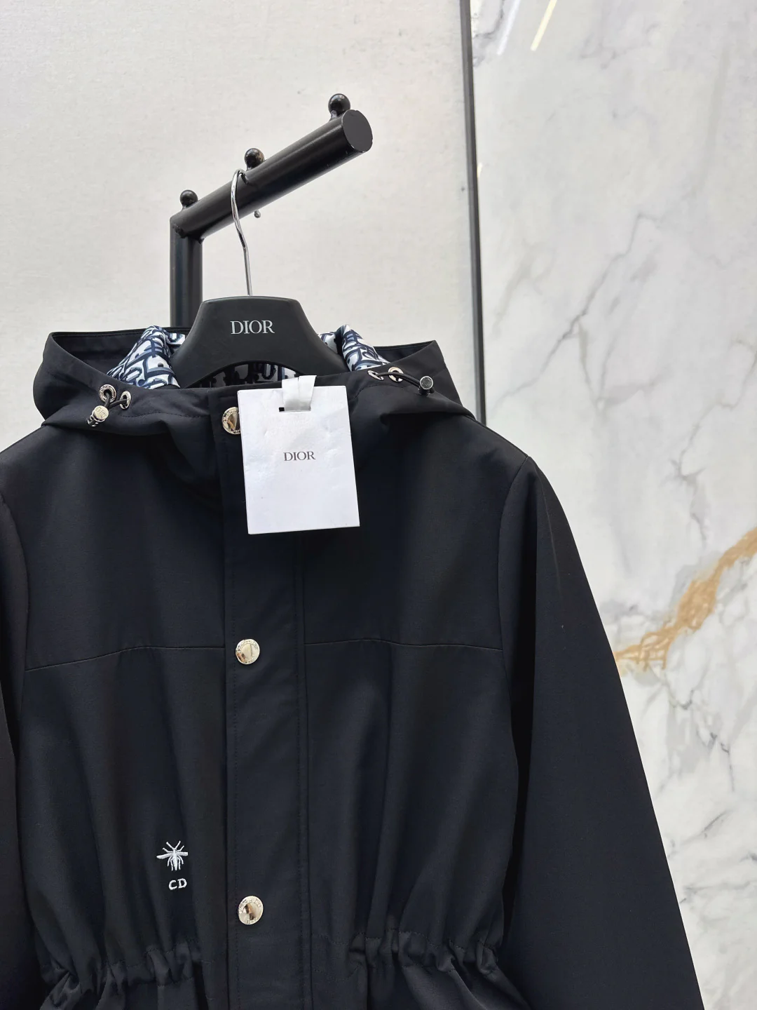 CD 25fw hooded trench coats