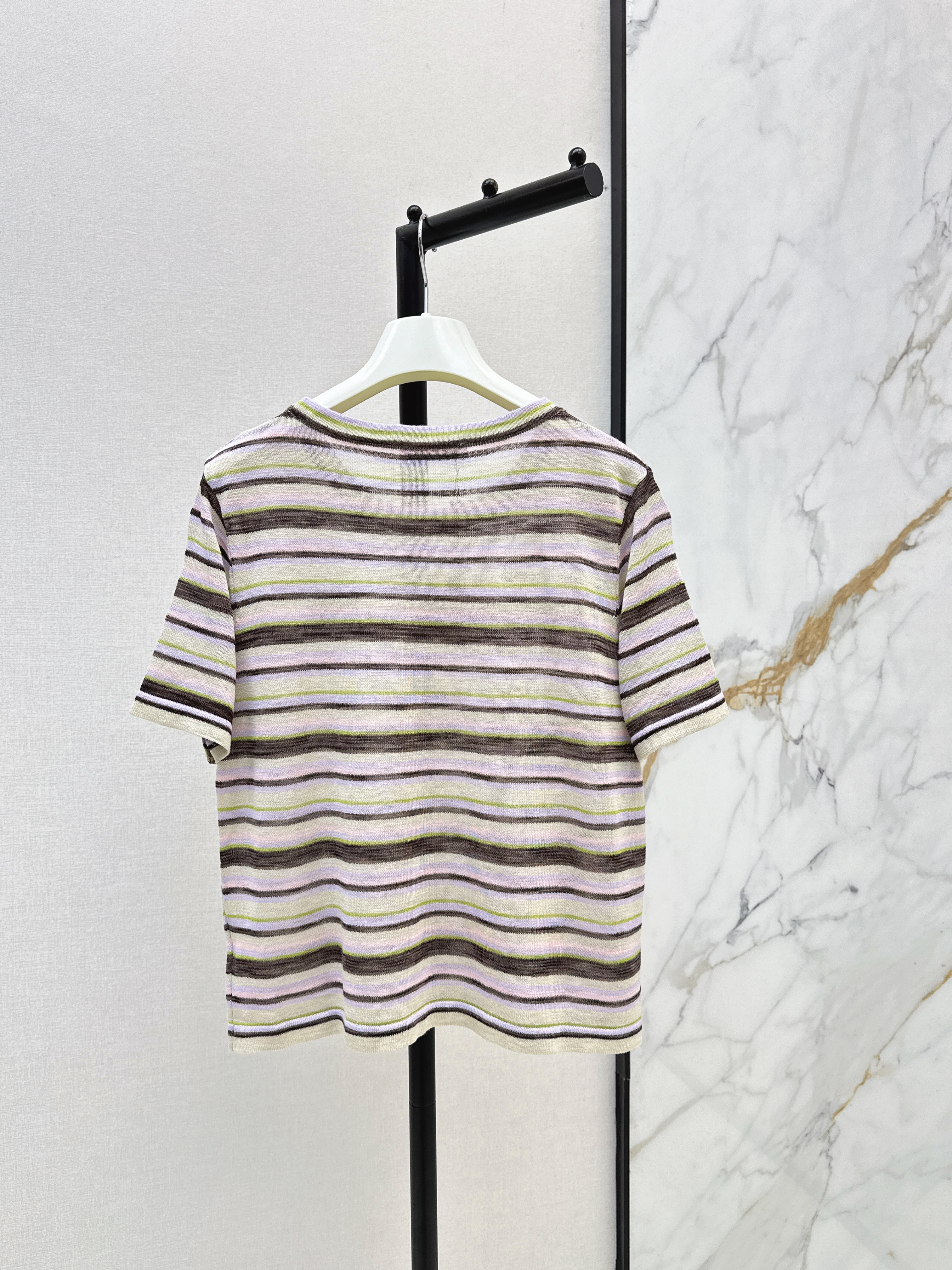 Loe 26ss stripe t-shirt