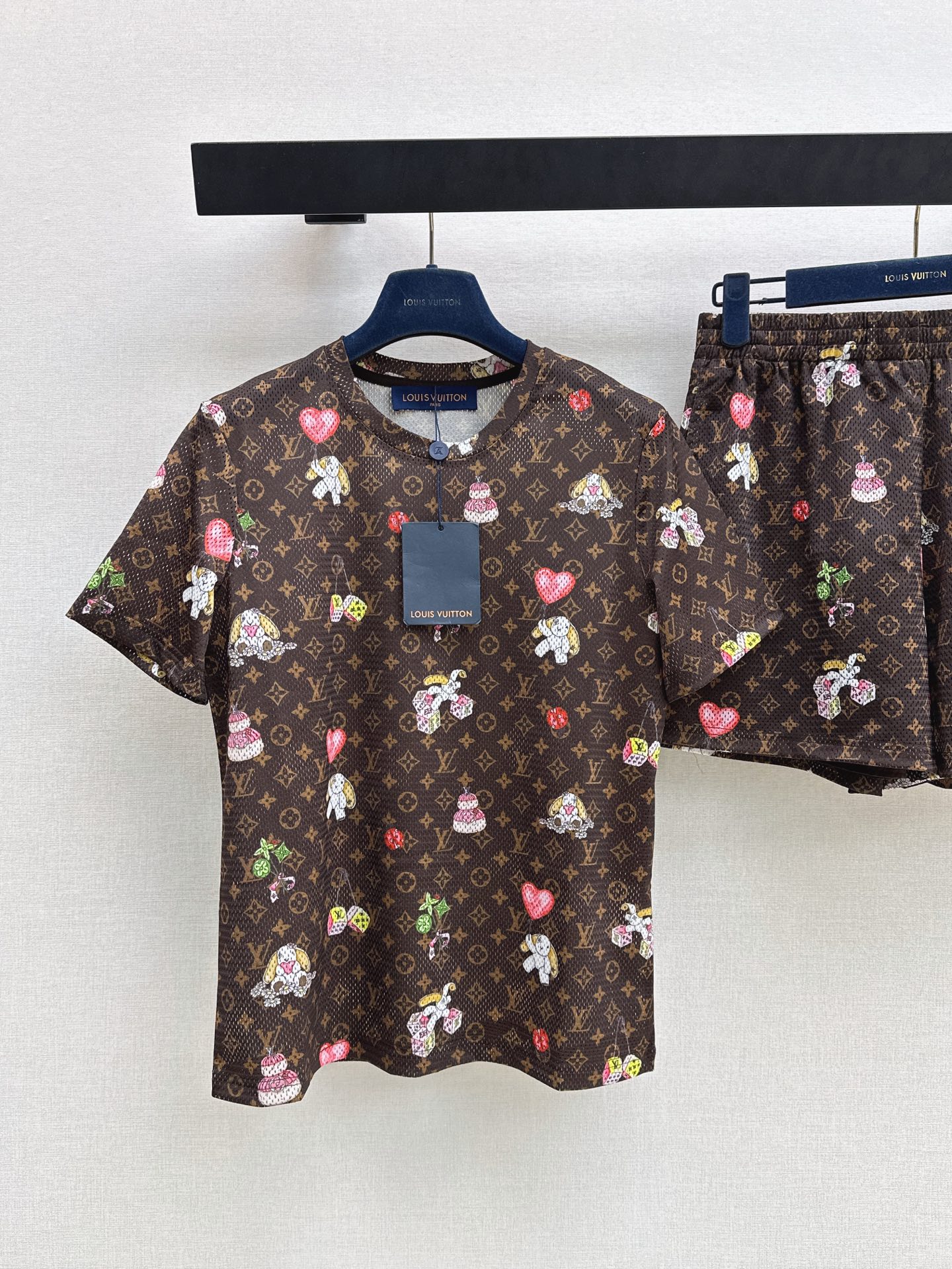 Loui 26ss monograw print suit