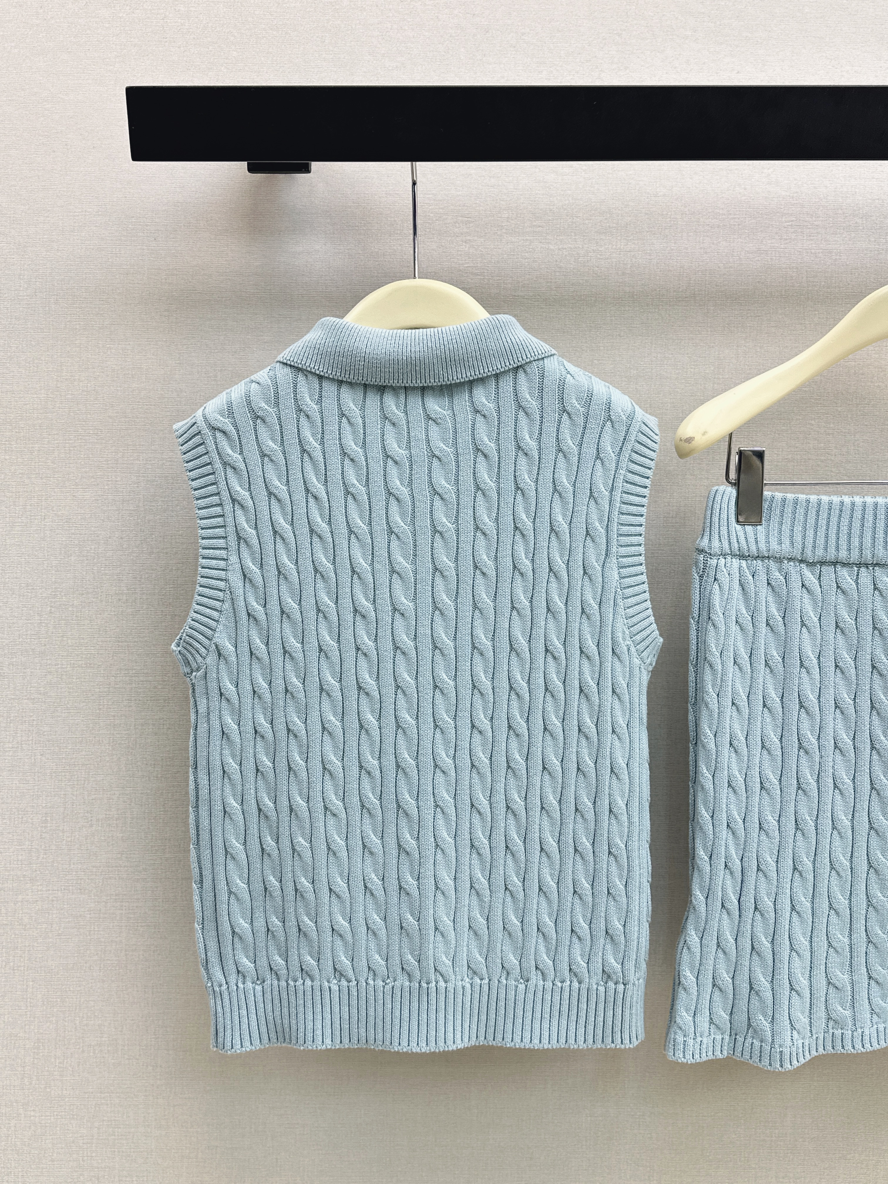 Ralp 26ss polo vest skirt set