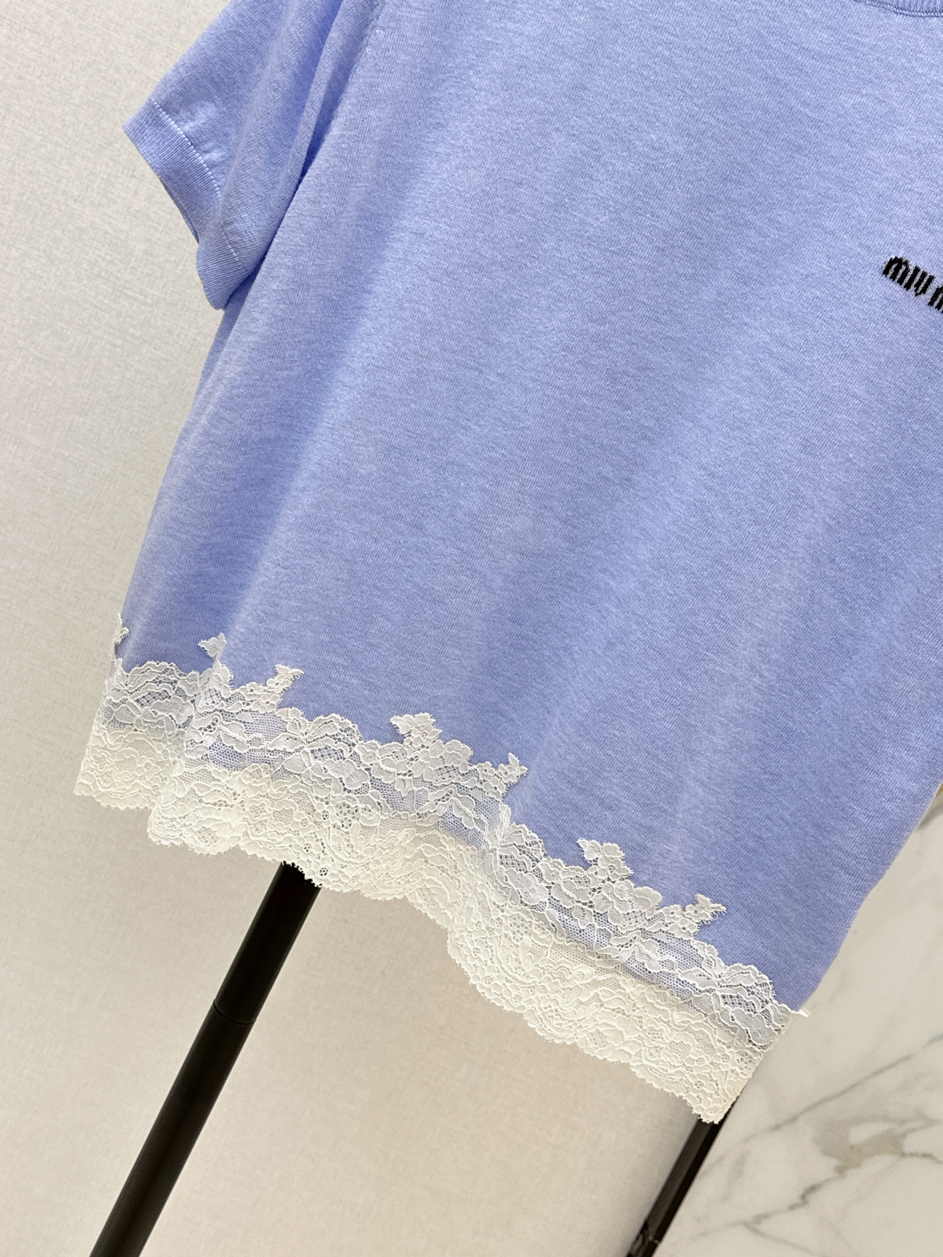 Miu 26ss contract lace knitwear