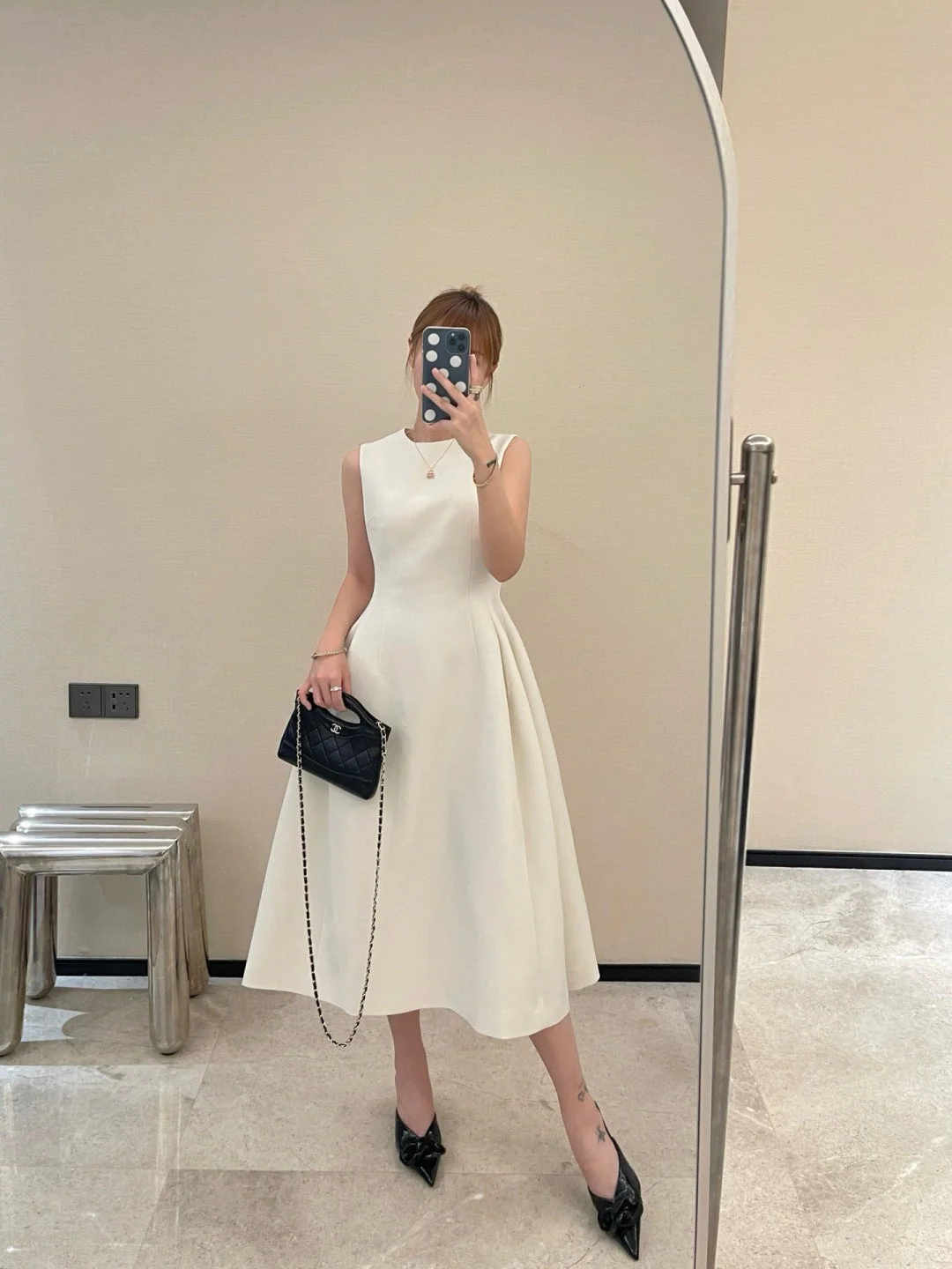 CD 25fw sleeveless dress