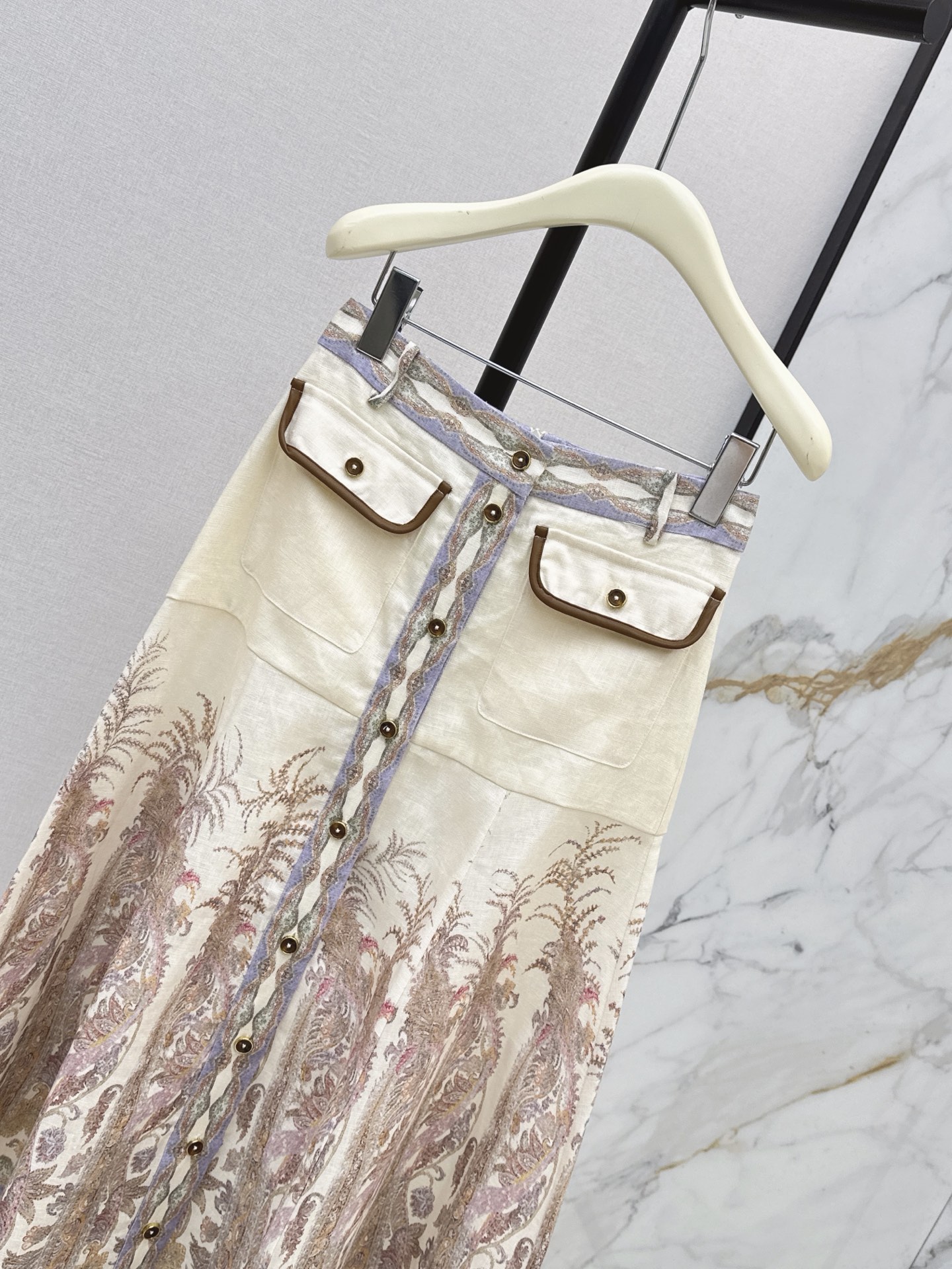 Zimm 26ss print skirt