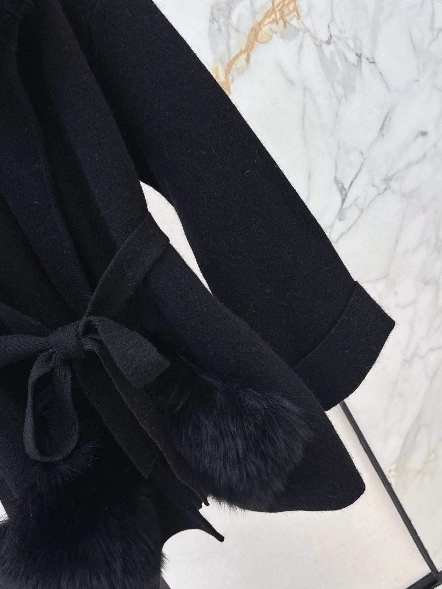 Fend 25fw knit wrap coats