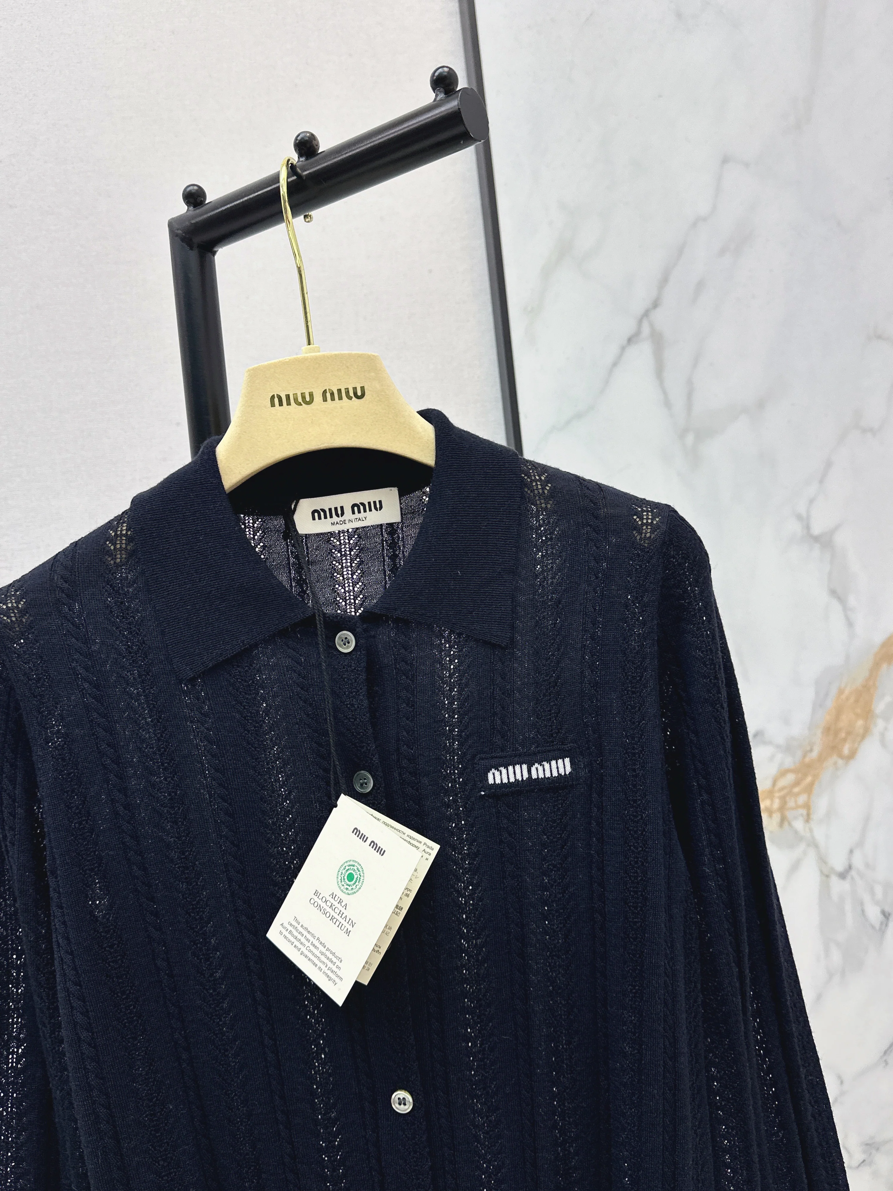 Miu 26ss knit cardigan
