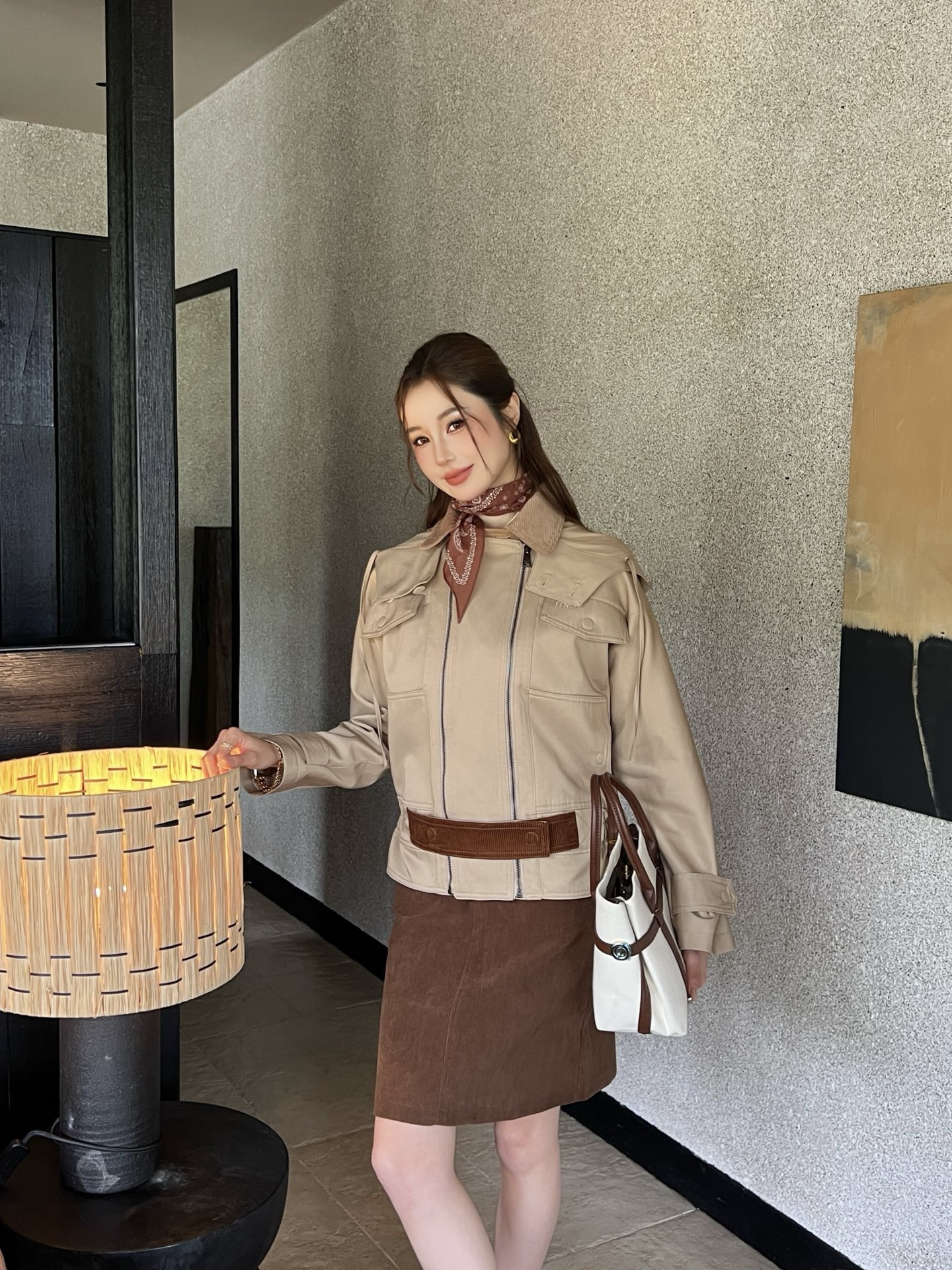 Fen 26ss trench coats