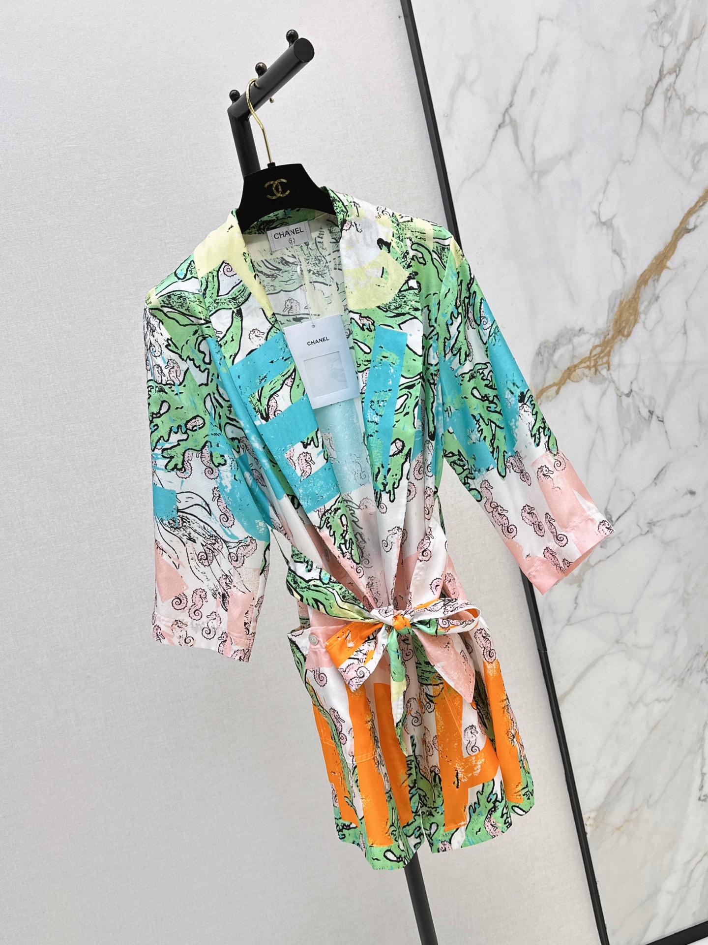 Chan 26ss coco beach silk jacket