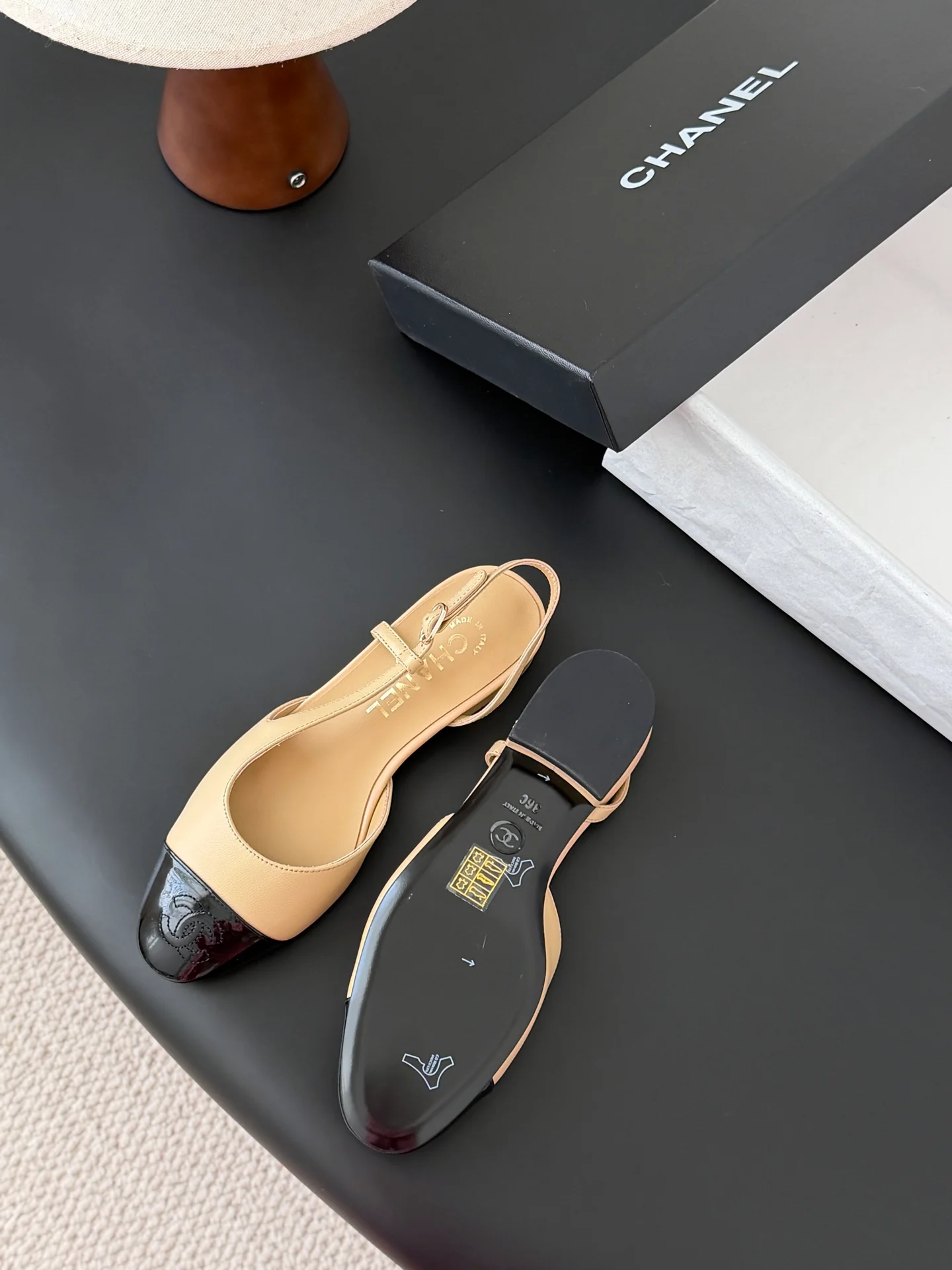 Chan 25fw slingback mary jane shoes
