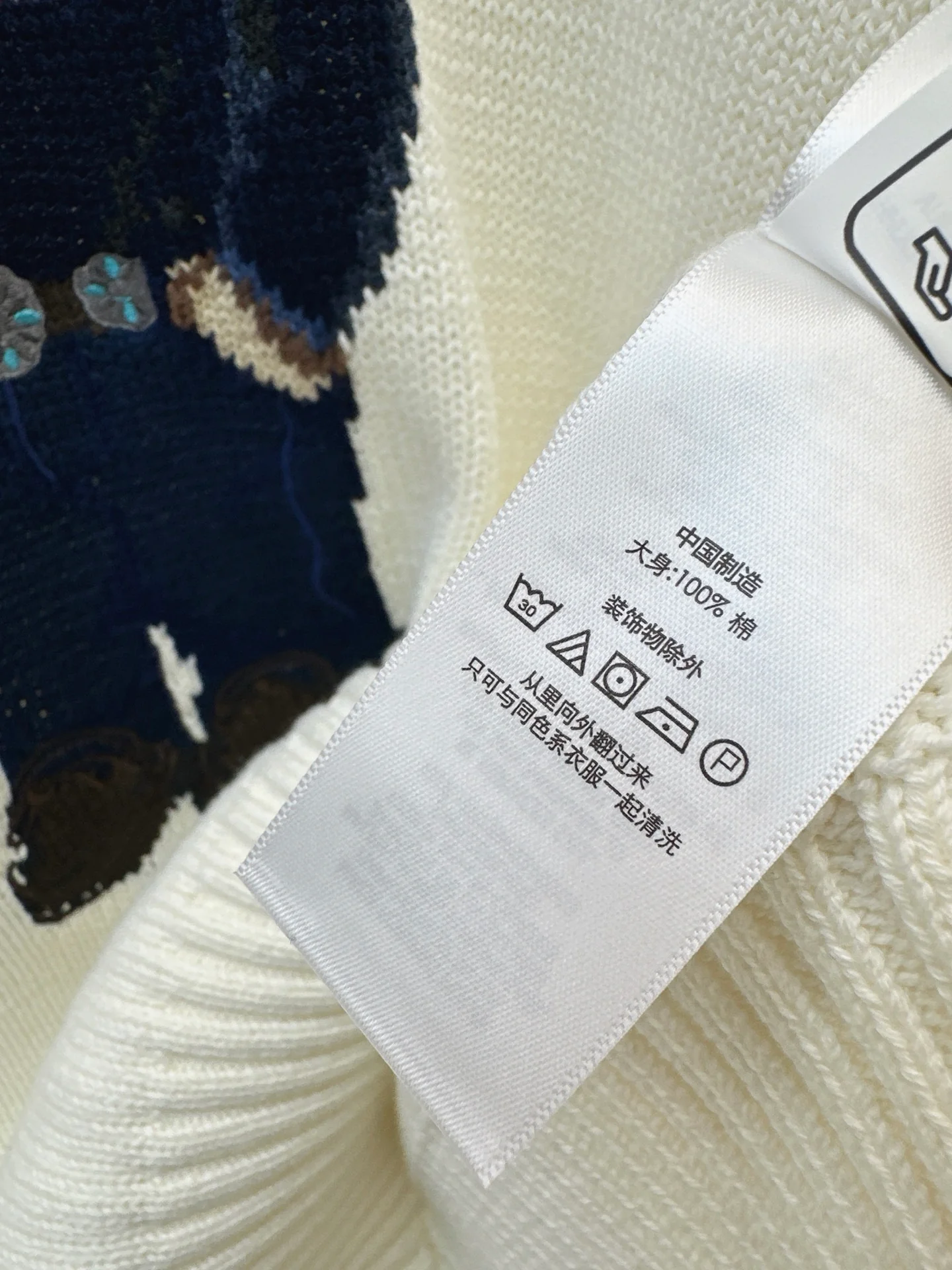 Ralp 26ss embroidery sweater