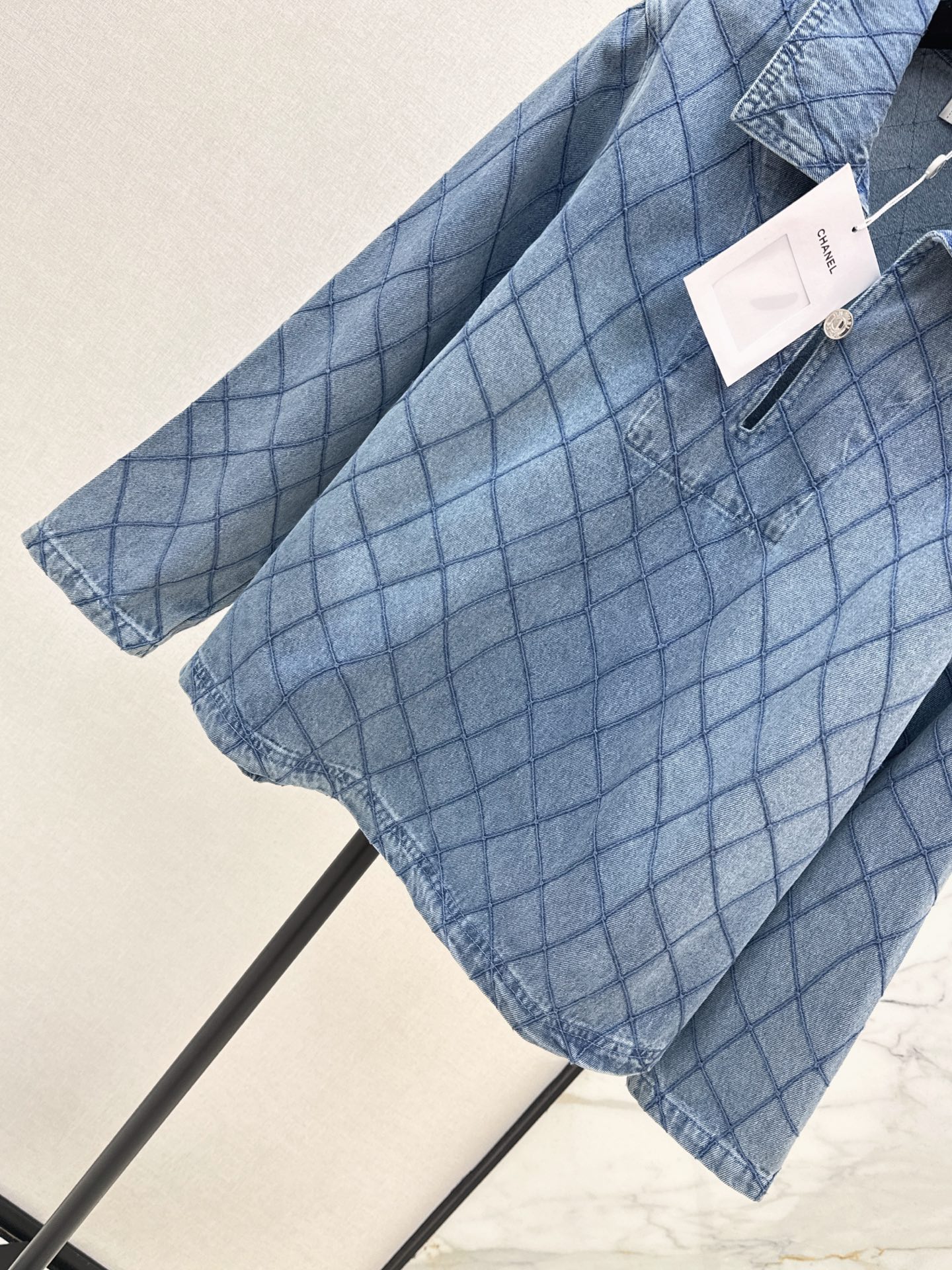 Chan 26ss embroidery denim top