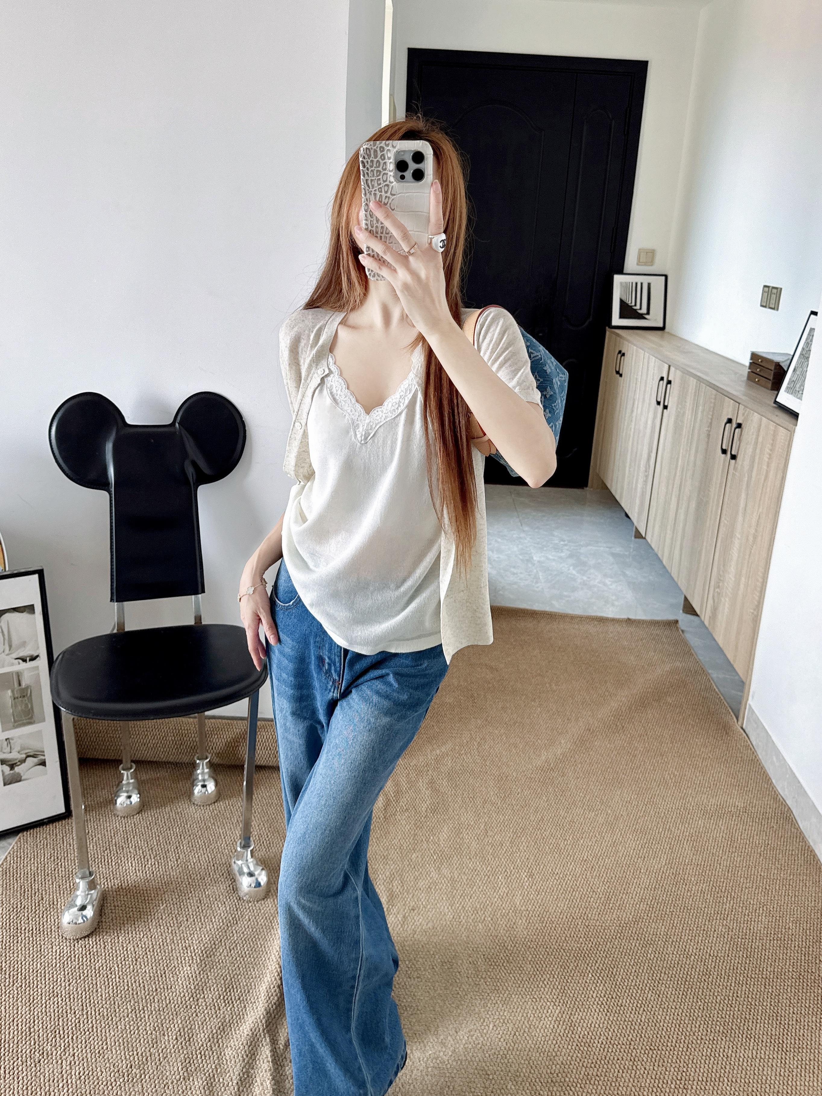 ES 26ss 2in1 knit sweater