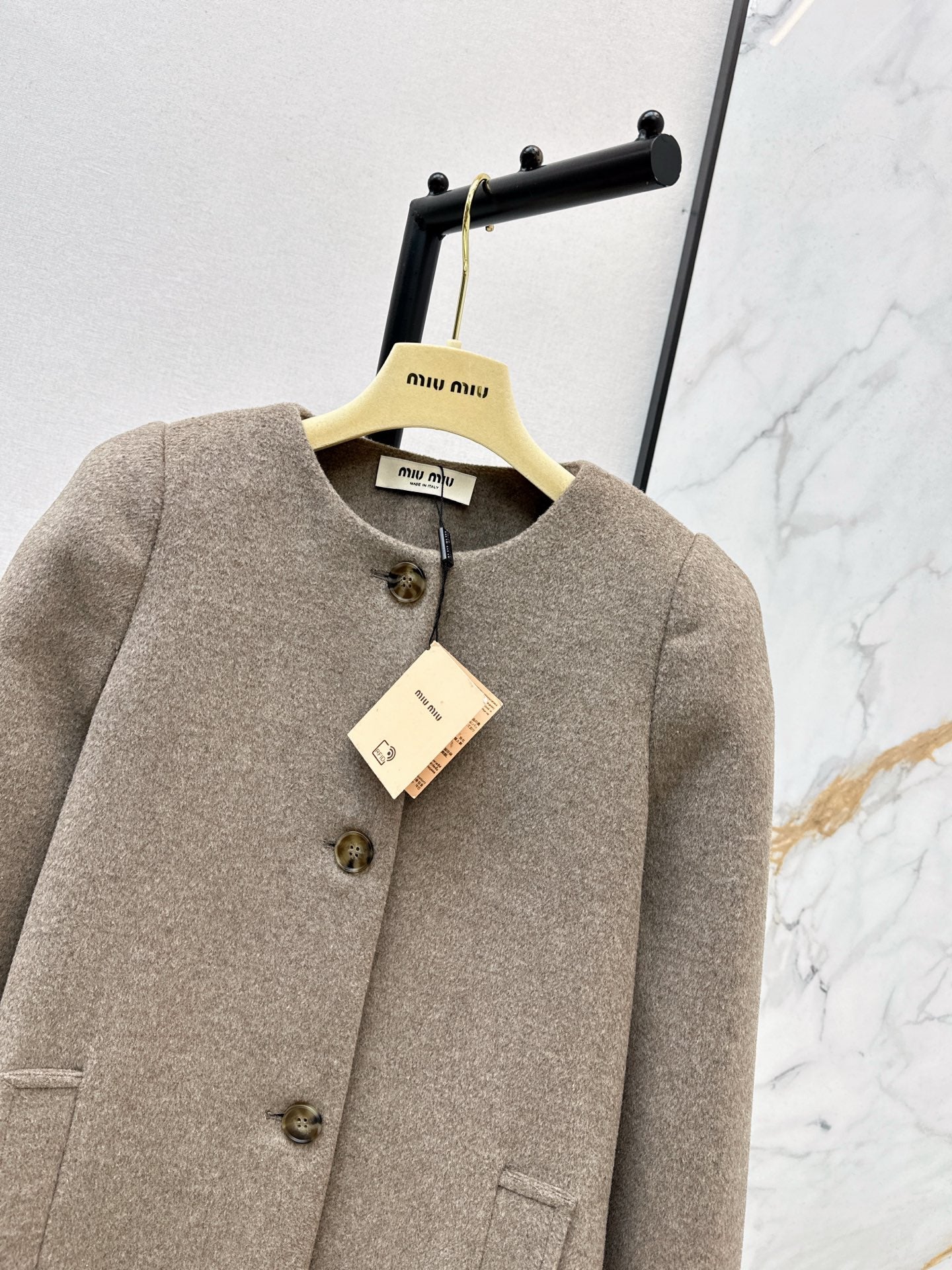 Miu 26ss woolen overcoats