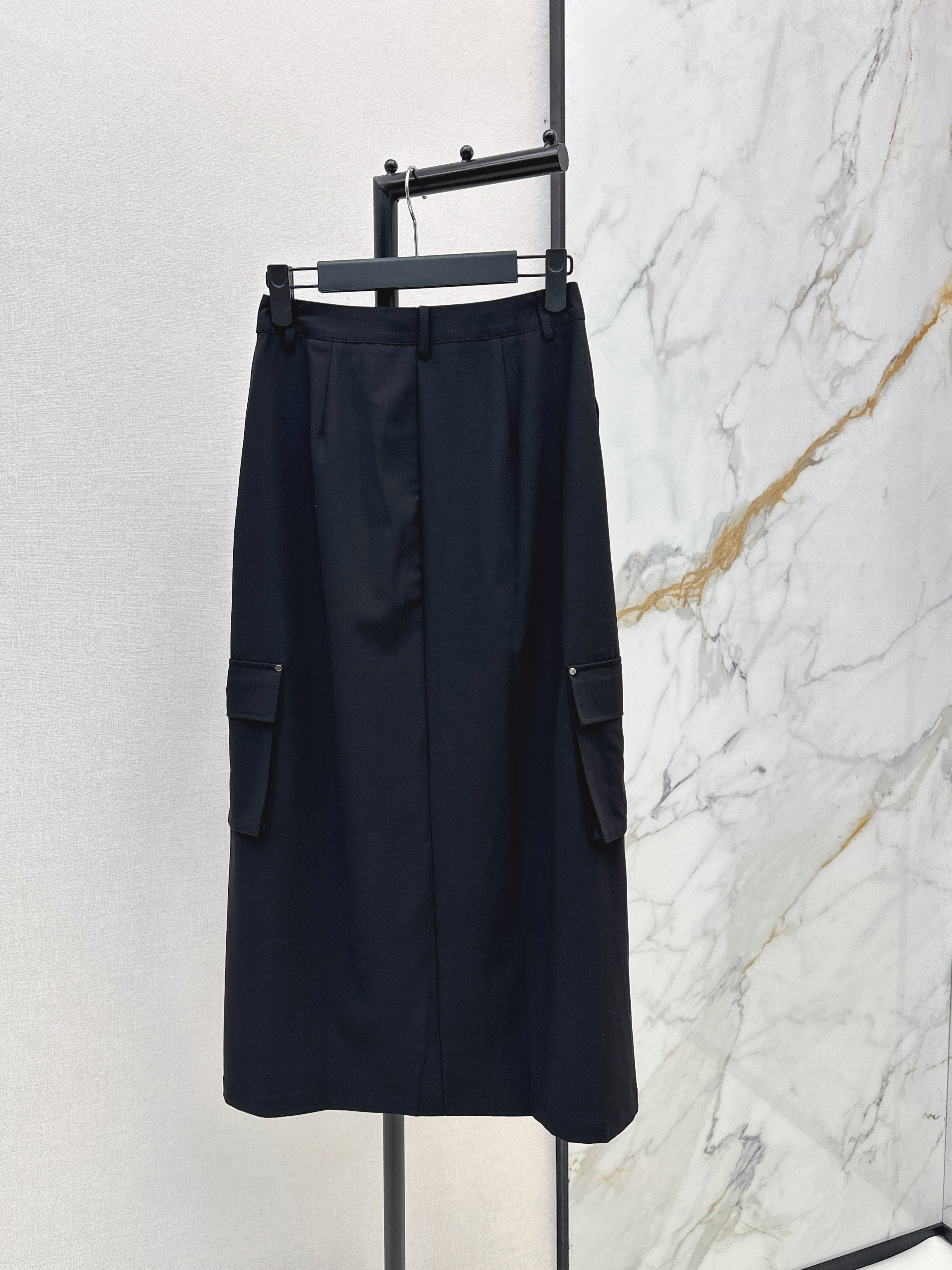 Pra 26ss zip-up skirt