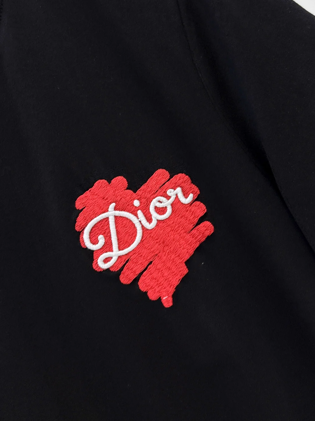 CD 26ss heart print t-shirts