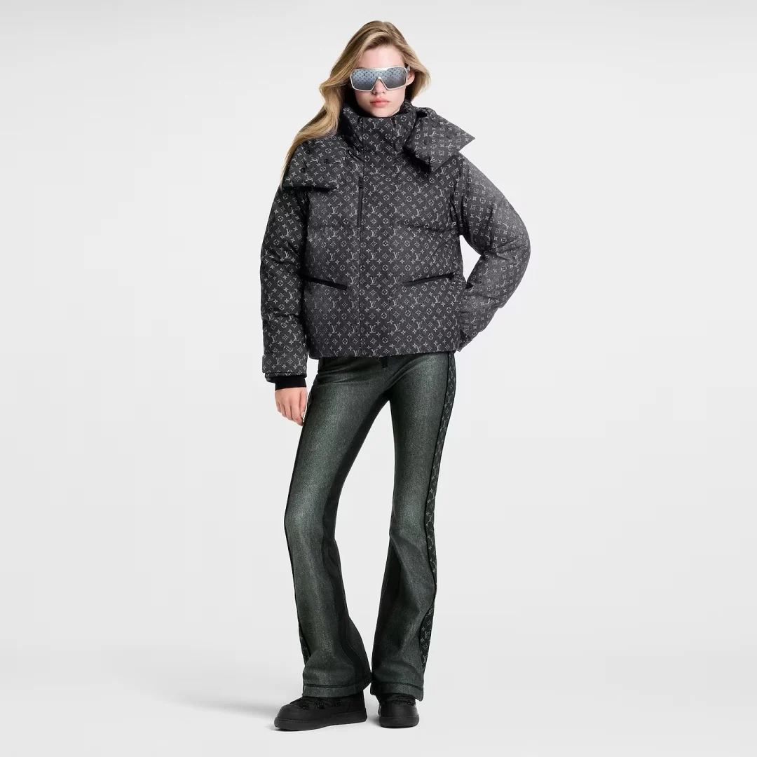 Louis 25fw denim down jacket