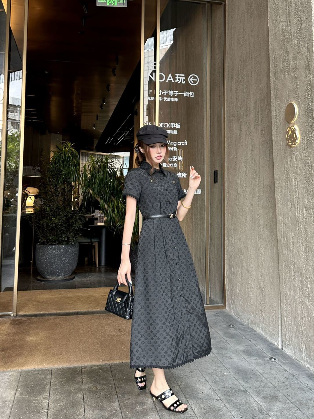 Loui 26ss jacquard dress