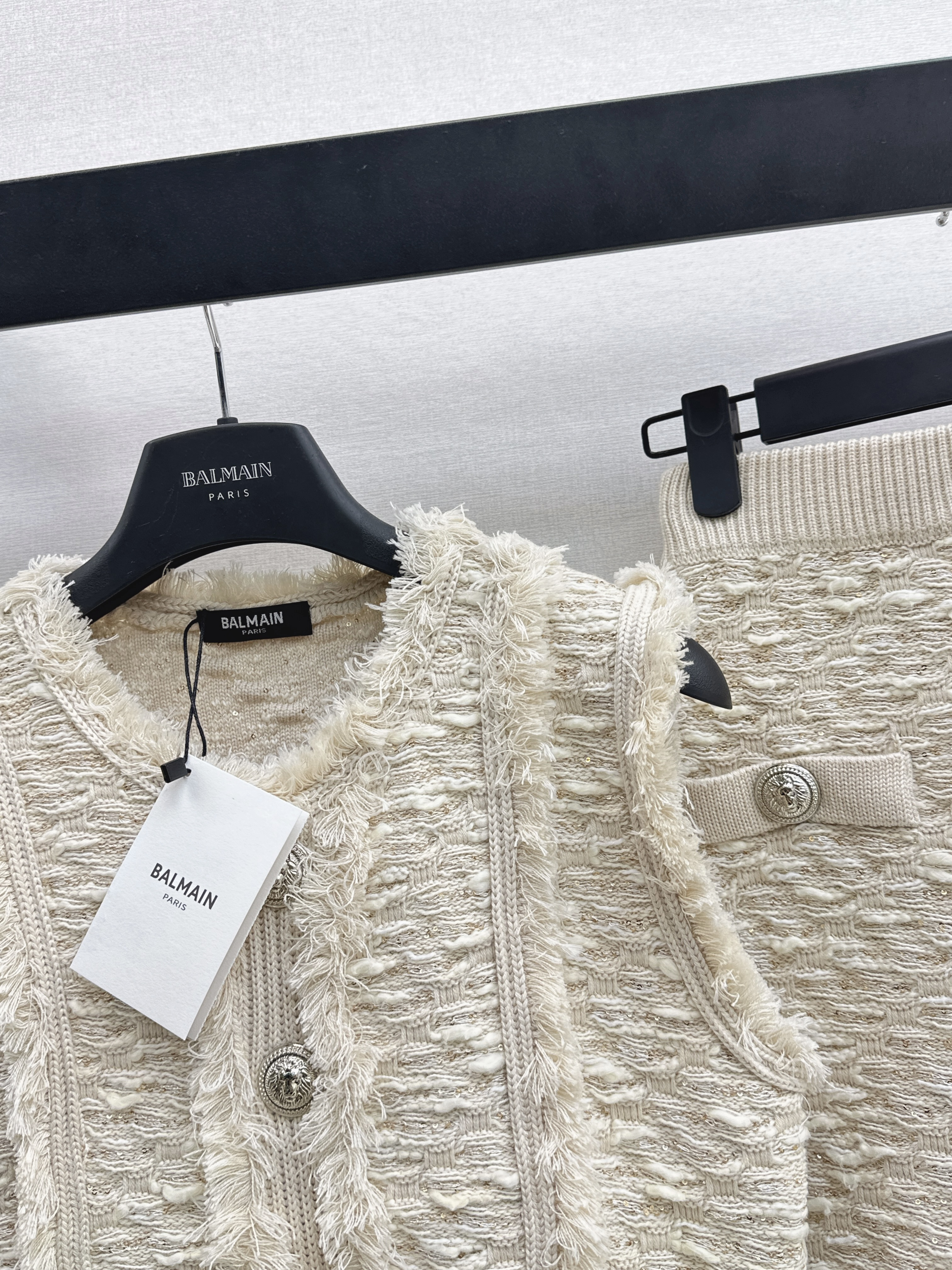 Bal 26ss fringe outfit set