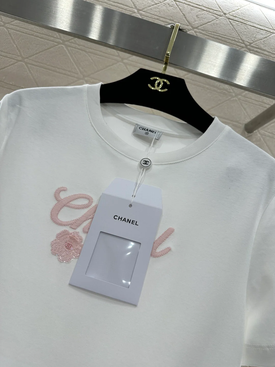Chan 26ss beading t-shirts