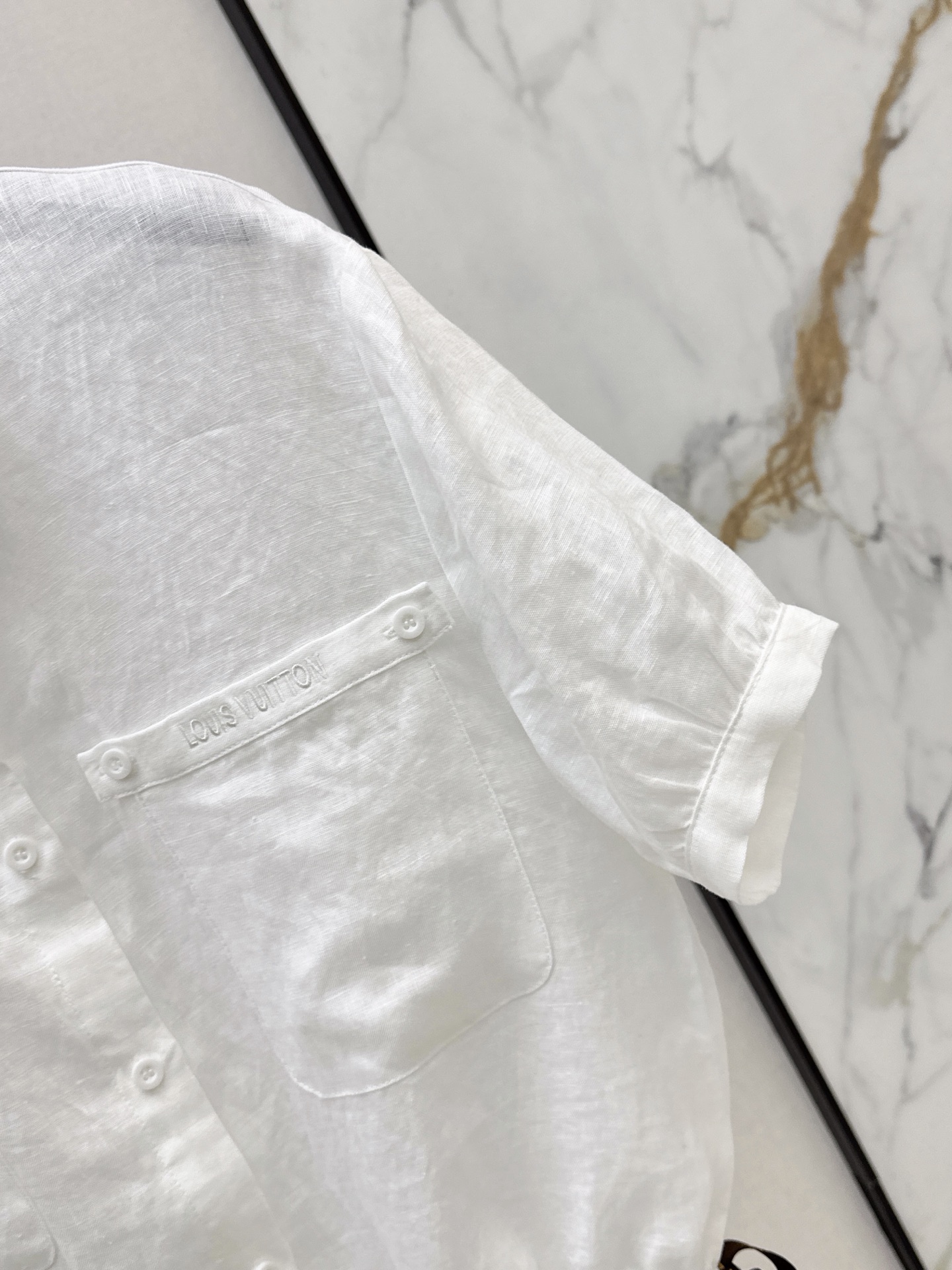 Loui 26ss drawstring shirt