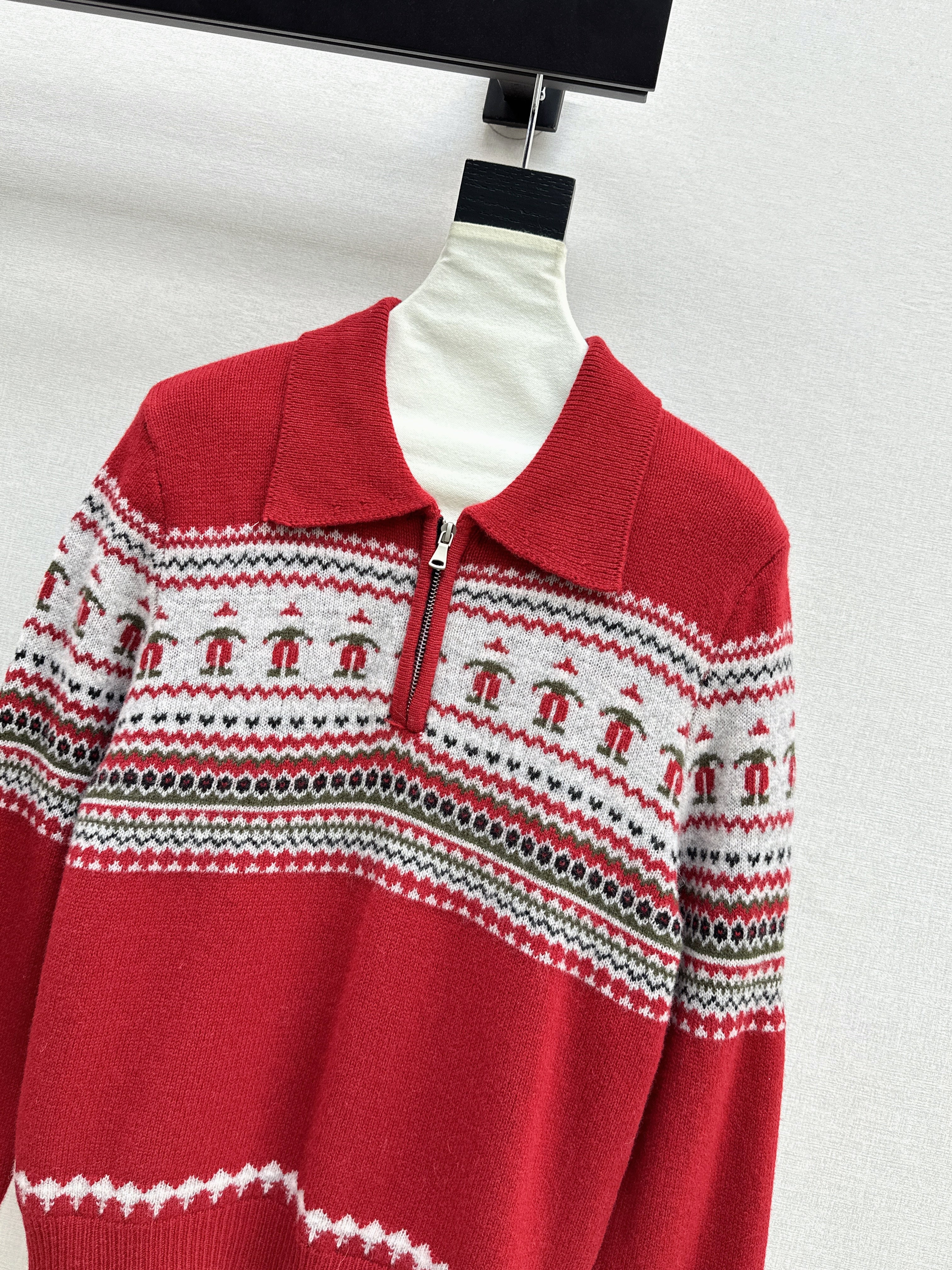 Chan 26ss fair isle sweater
