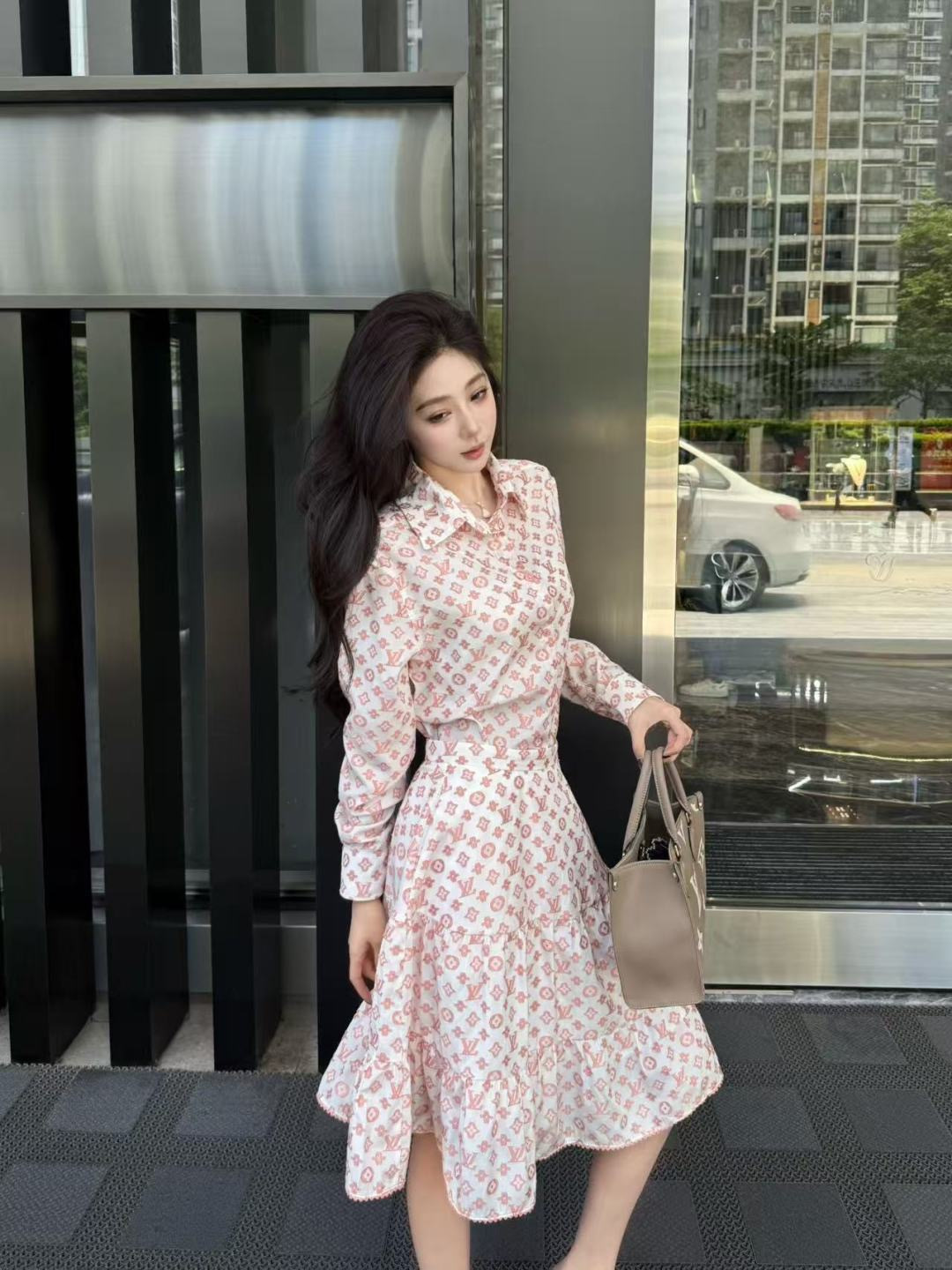 Loui 26ss layered skirt