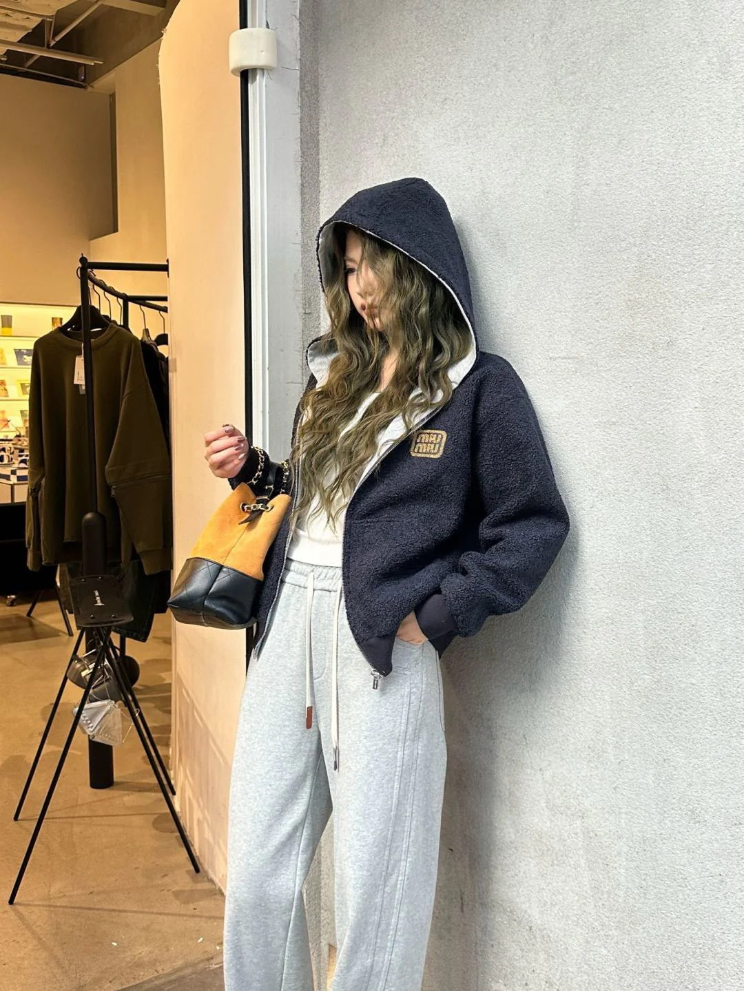 Miu 25fw reversible jacket