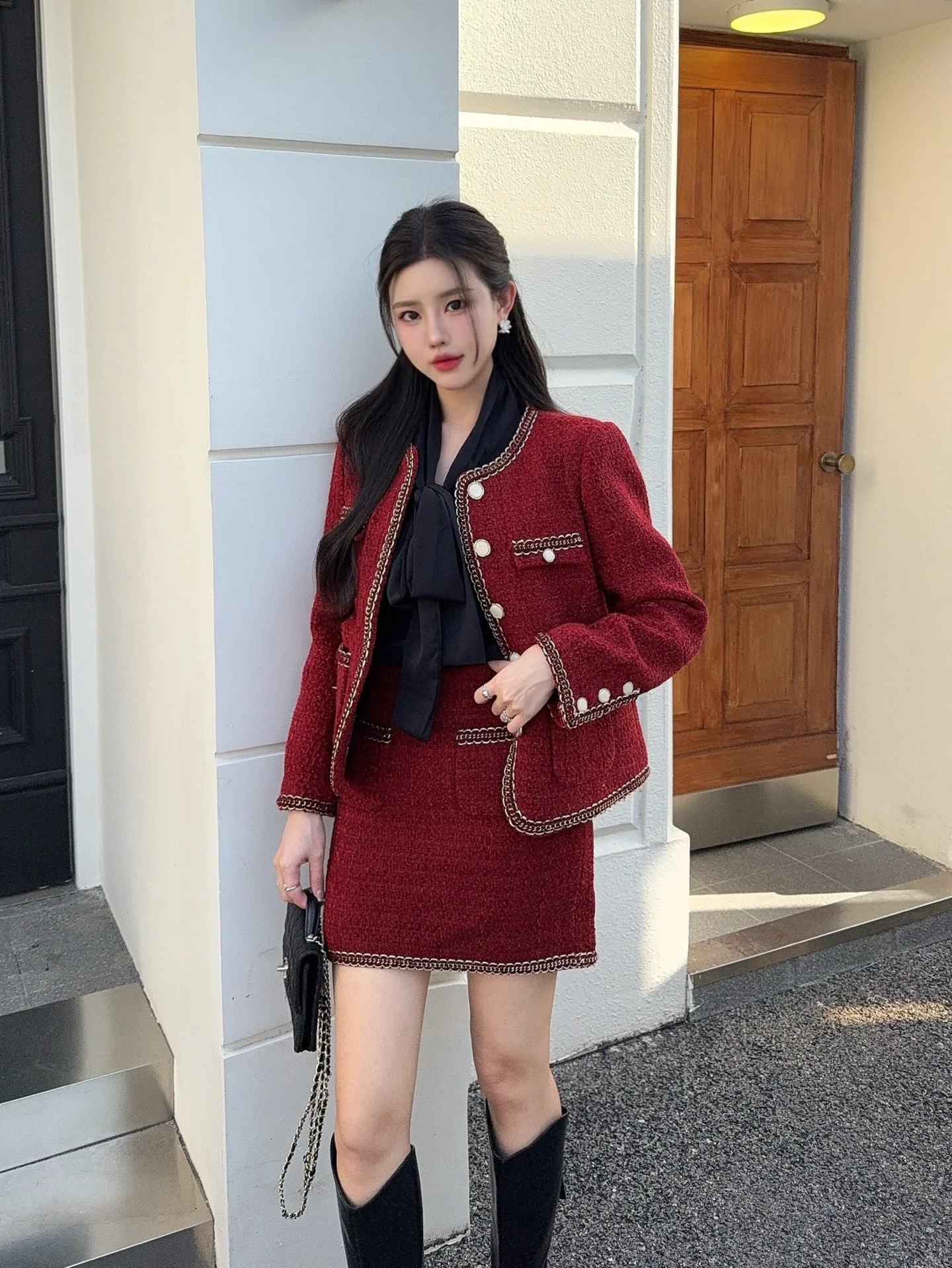 Chan 25fw woven skirts