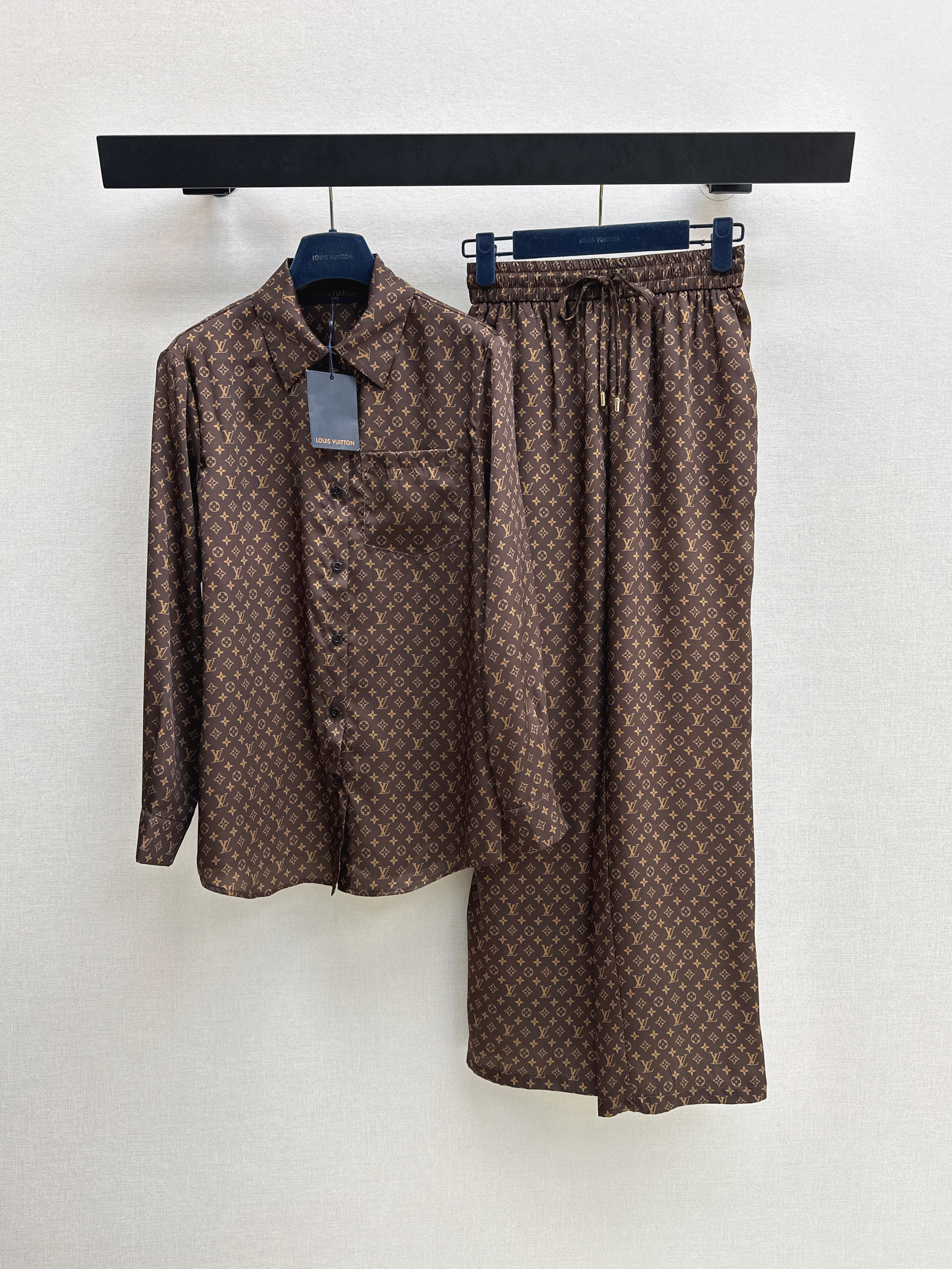 Loui 26ss print shirt pants  set