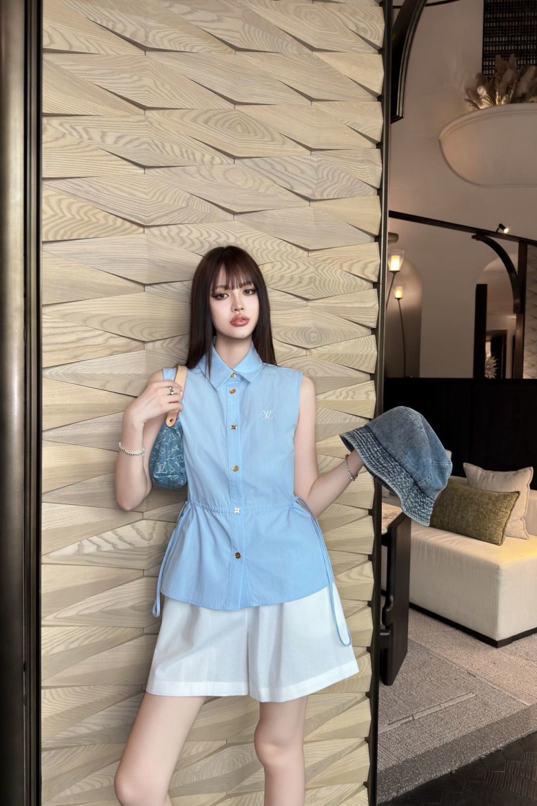 Loui 26ss sleeveless shirt