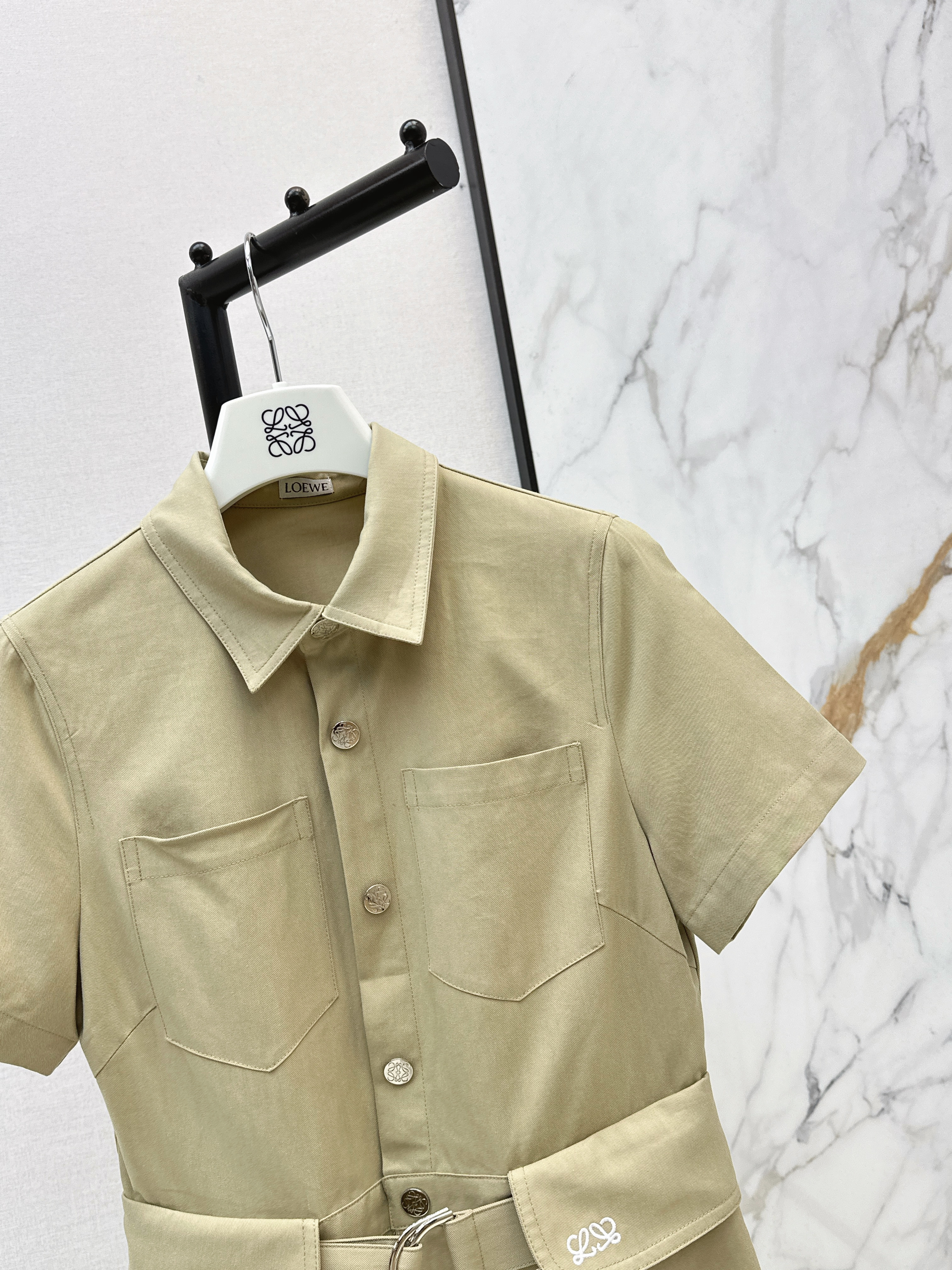 Loe 26ss belted dress