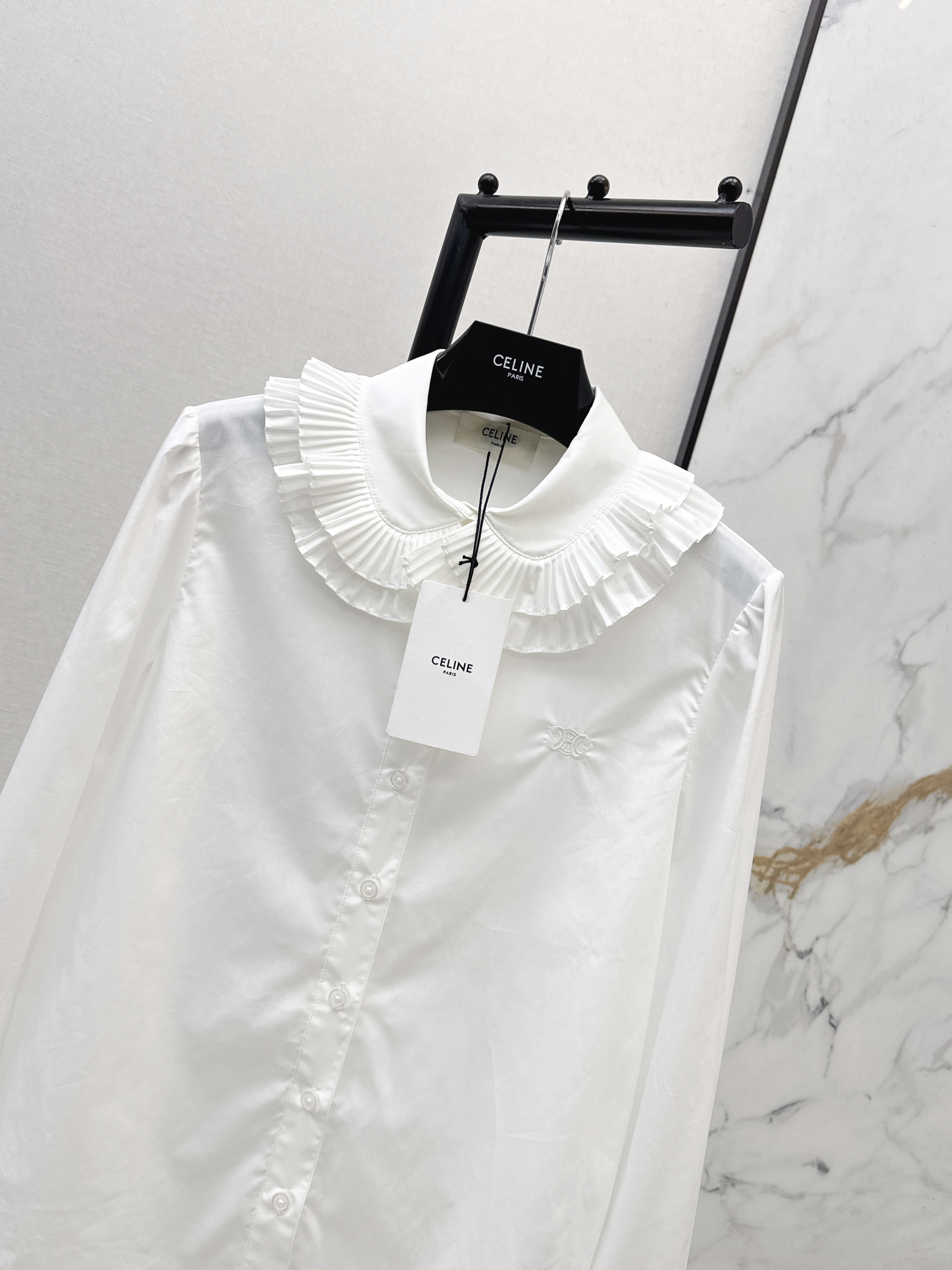 Celi 26ss ruffle shirt