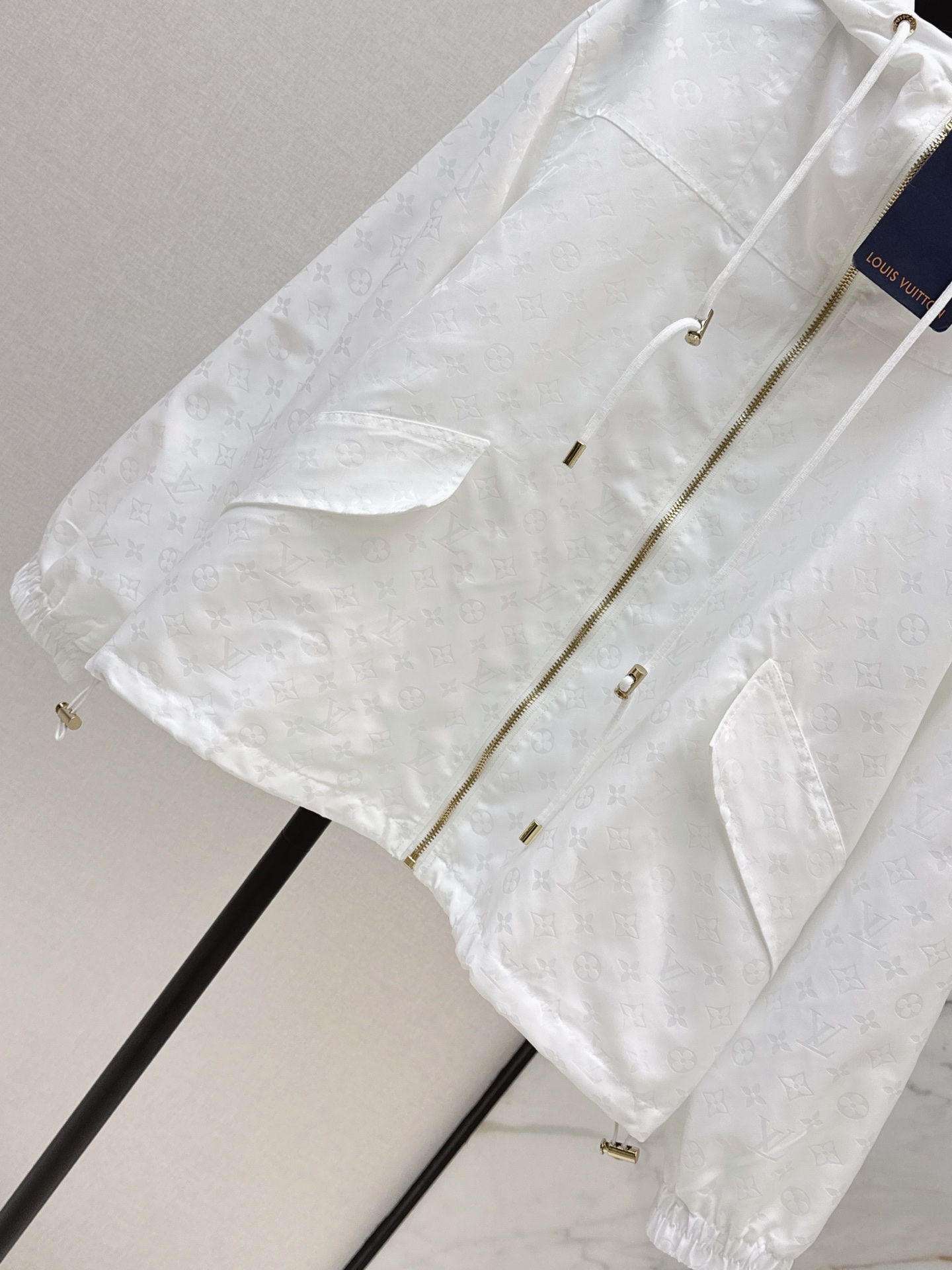 Louis 26ss Tonal Print Hooded Zip Jacke